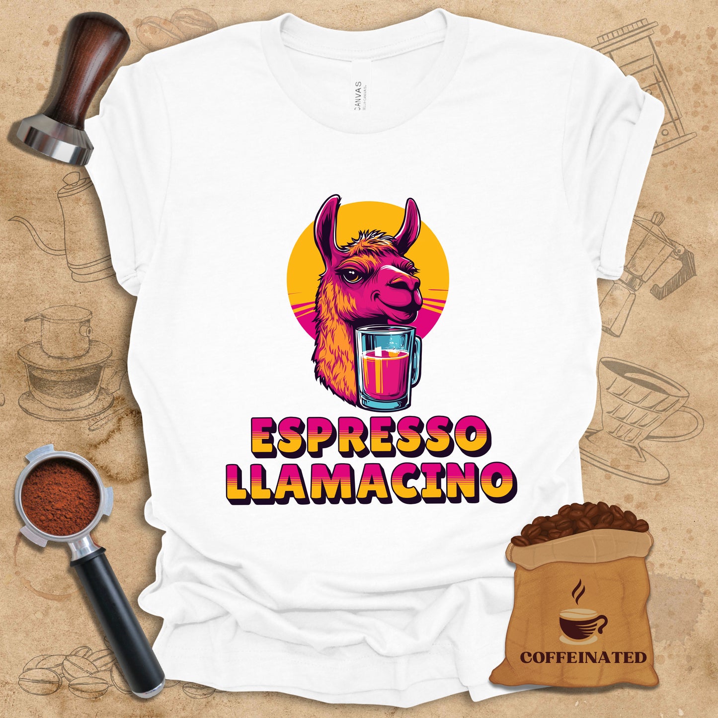 Espresso Llamacino Tee