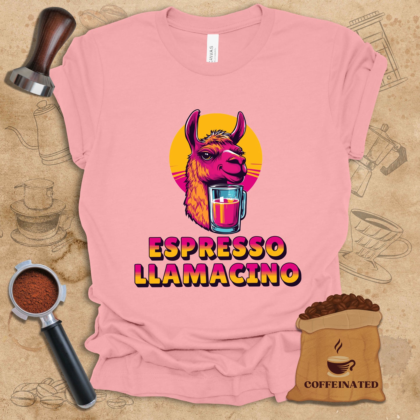 Espresso Llamacino Tee