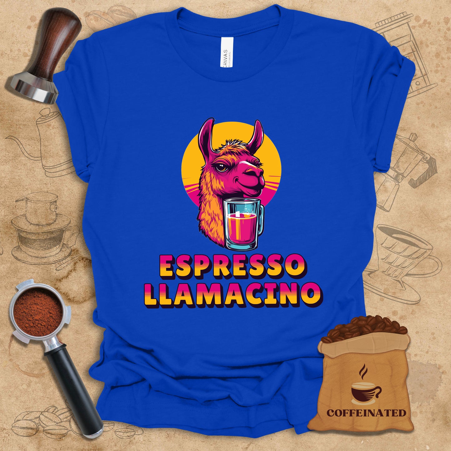 Espresso Llamacino Tee