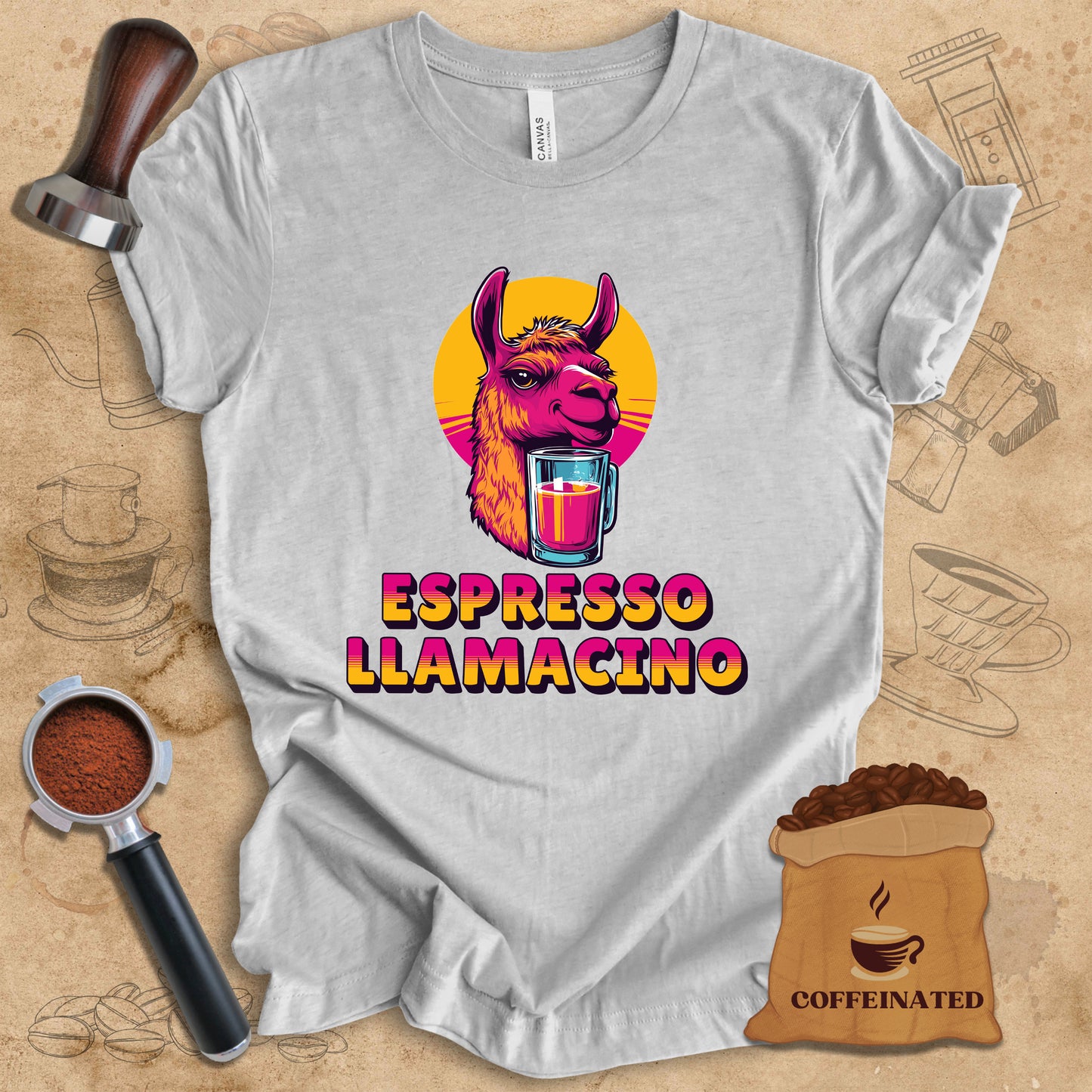 Espresso Llamacino Tee