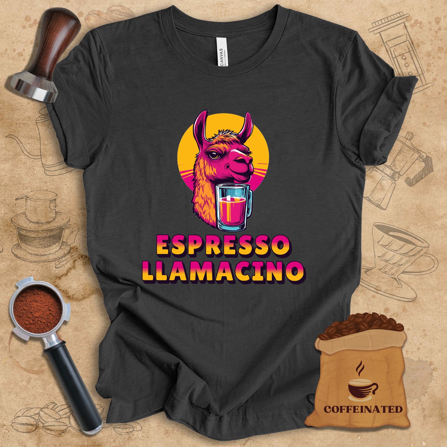 Espresso Llamacino Tee