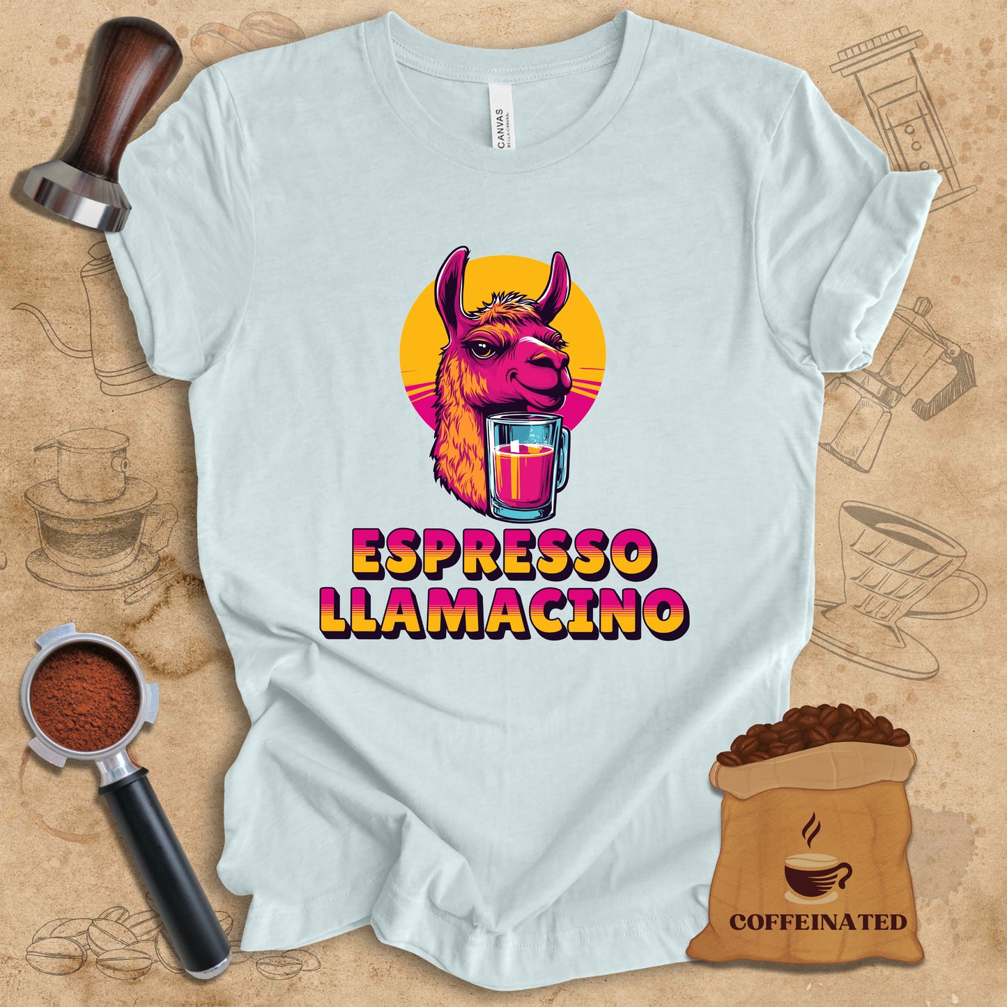 Espresso Llamacino Tee