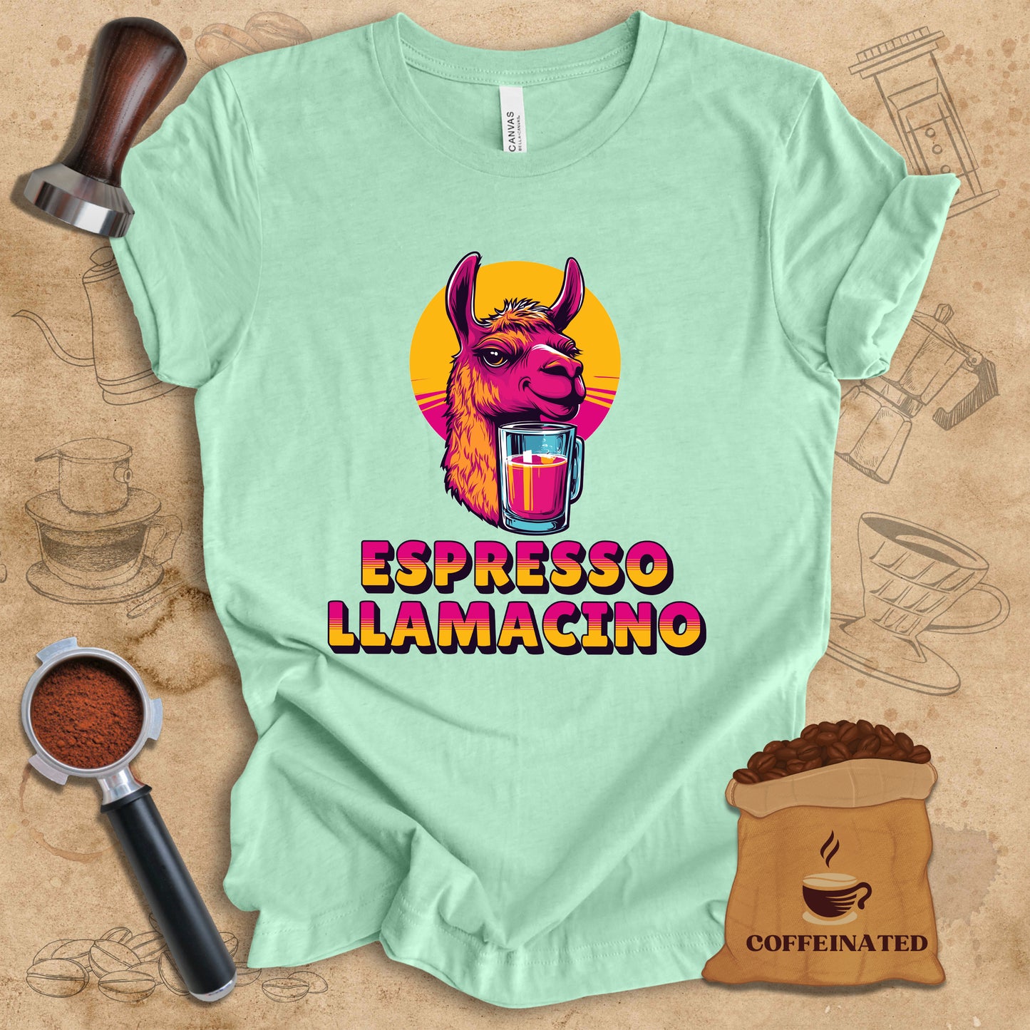 Espresso Llamacino Tee