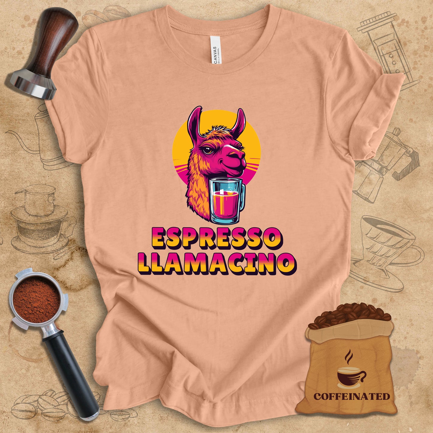 Espresso Llamacino Tee