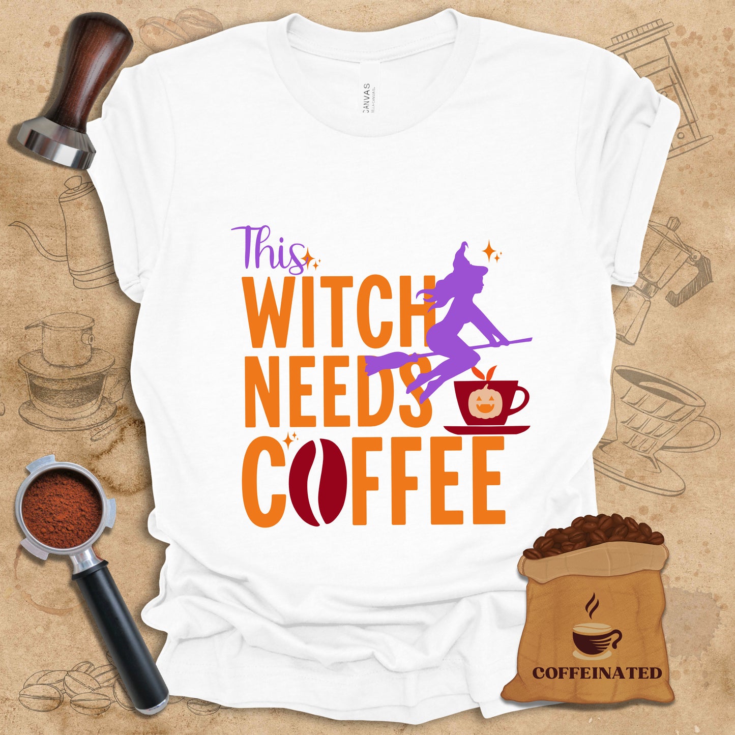 This Witch Needs Coffee Tee