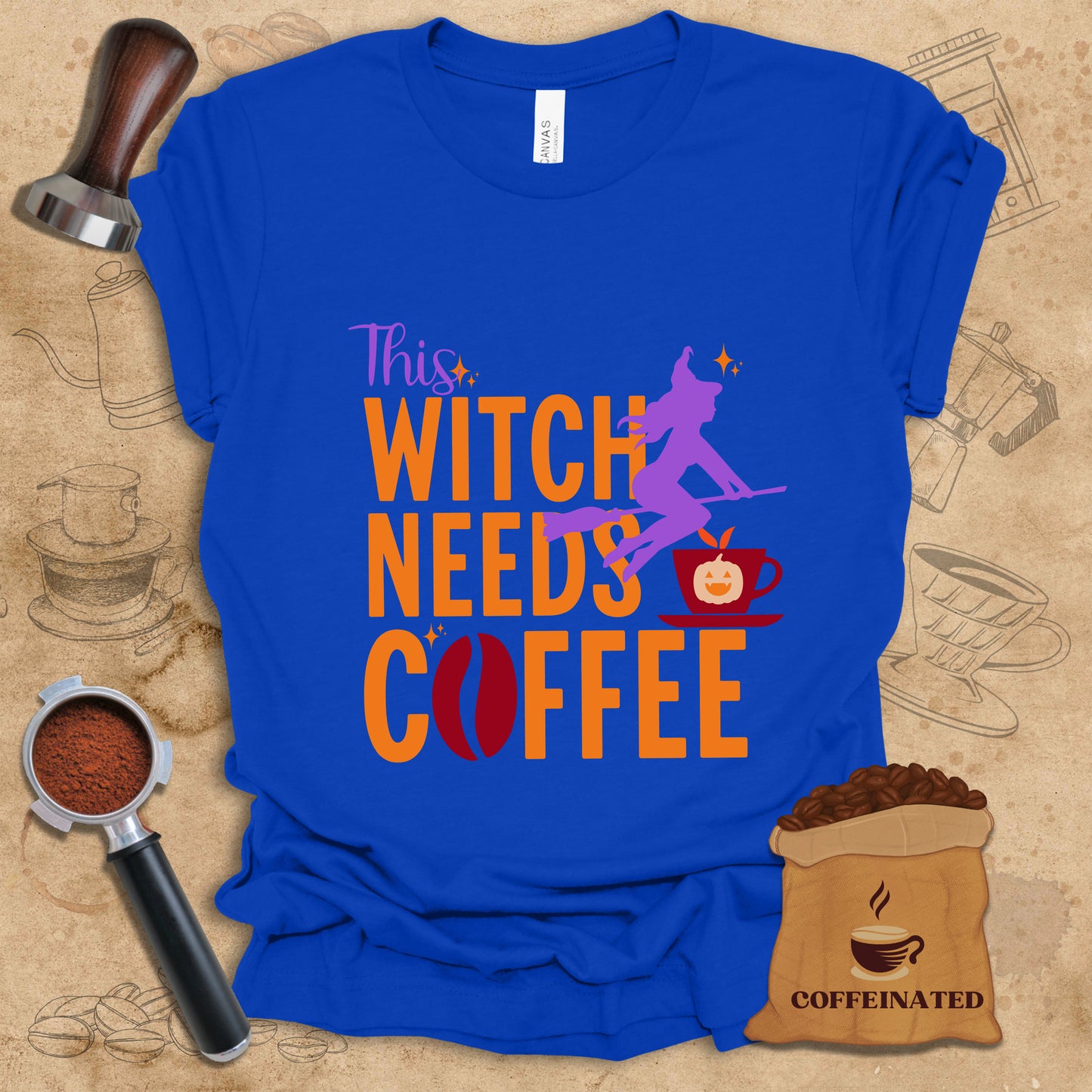 This Witch Needs Coffee Tee