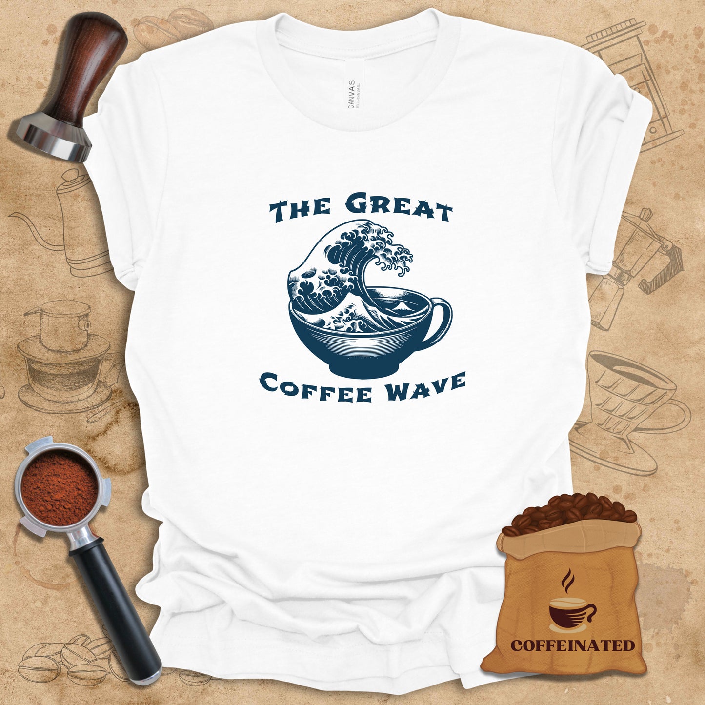 Great Coffee Wave Tee