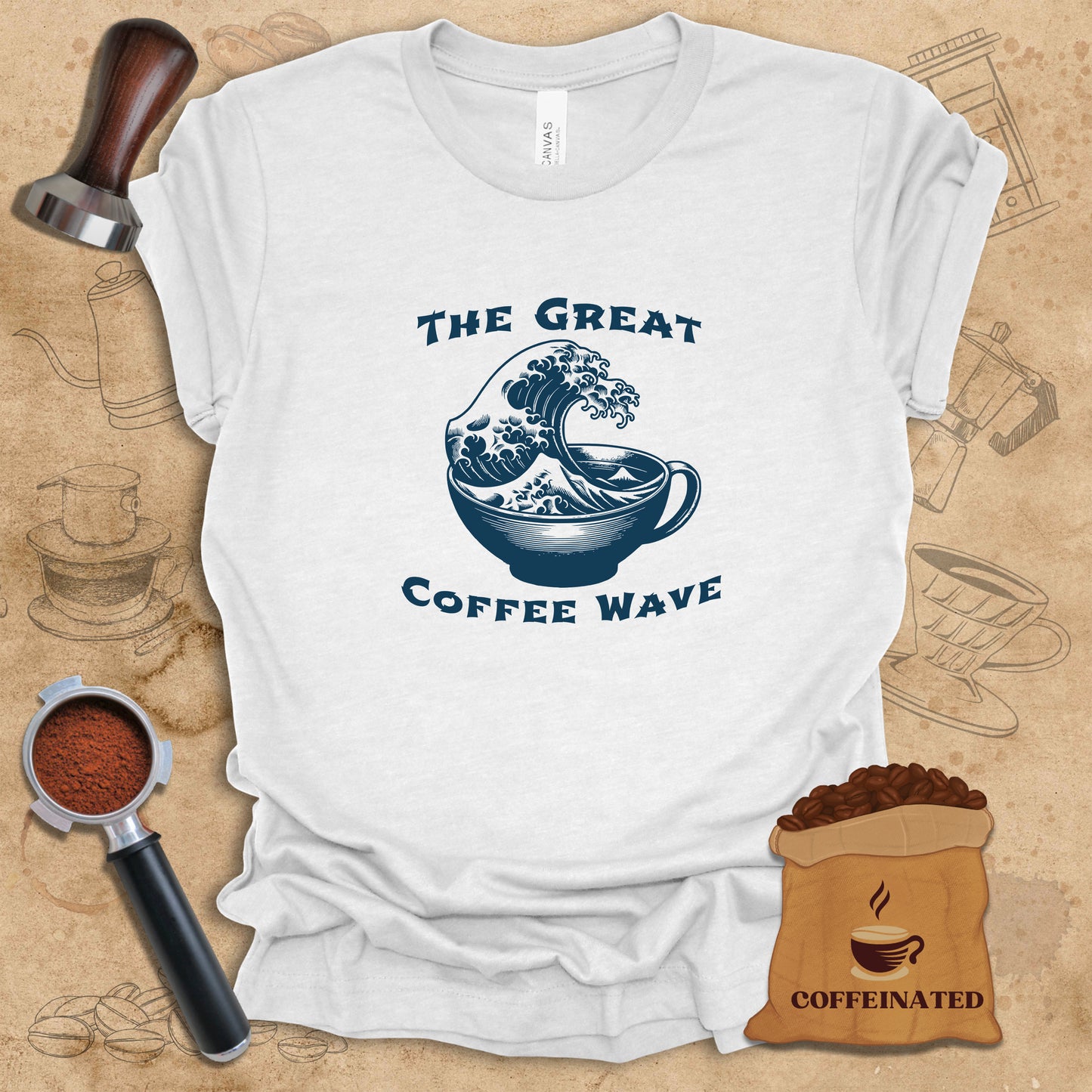 Great Coffee Wave Tee