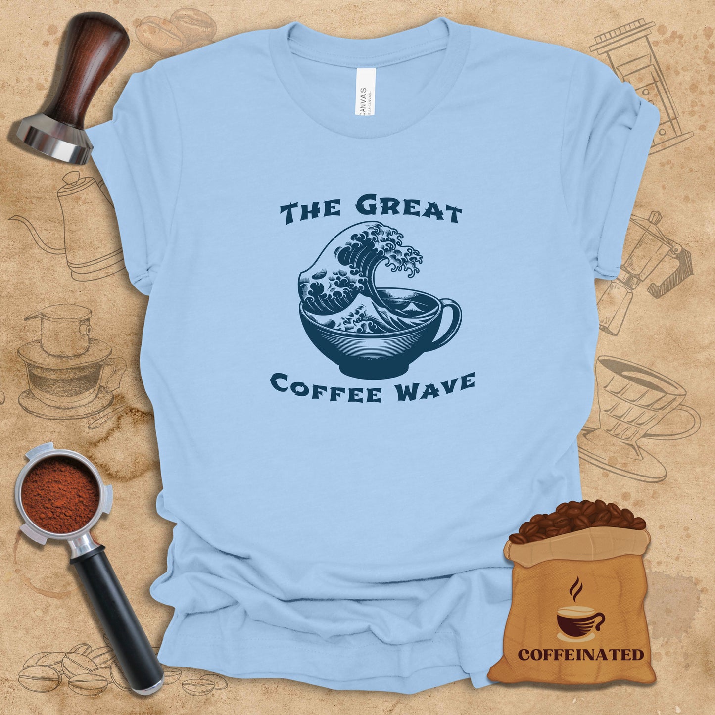 Great Coffee Wave Tee