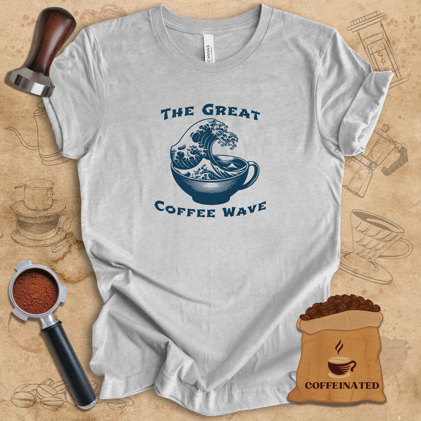 Great Coffee Wave Tee