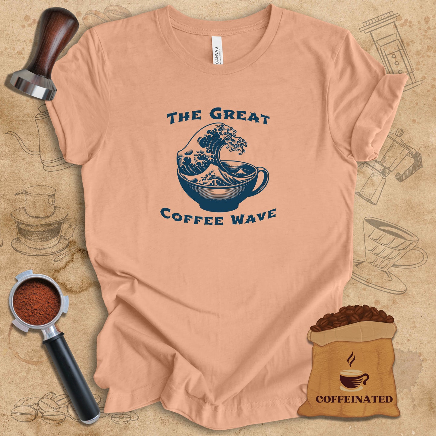 Great Coffee Wave Tee