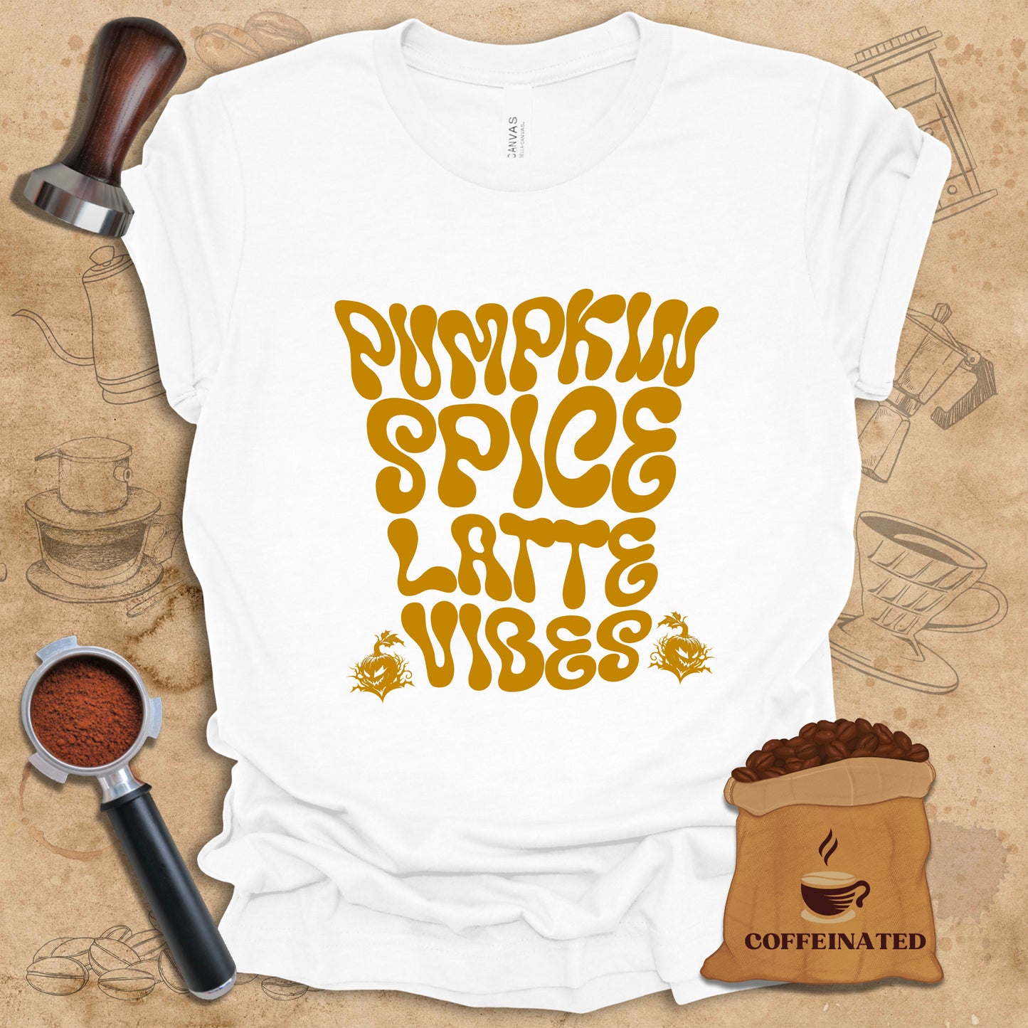 Pumpkin Spice Latte Vibes Tee