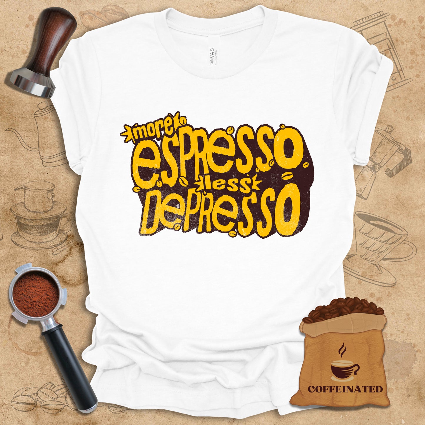 More Espresso Less Depresso Tee