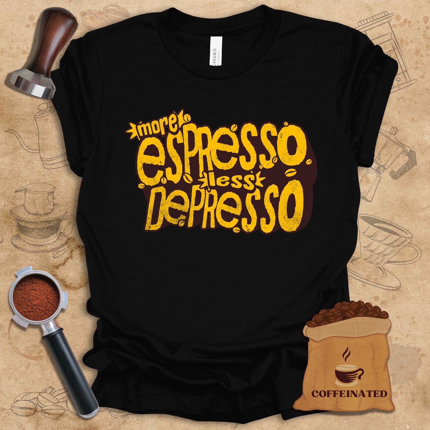 More Espresso Less Depresso Tee