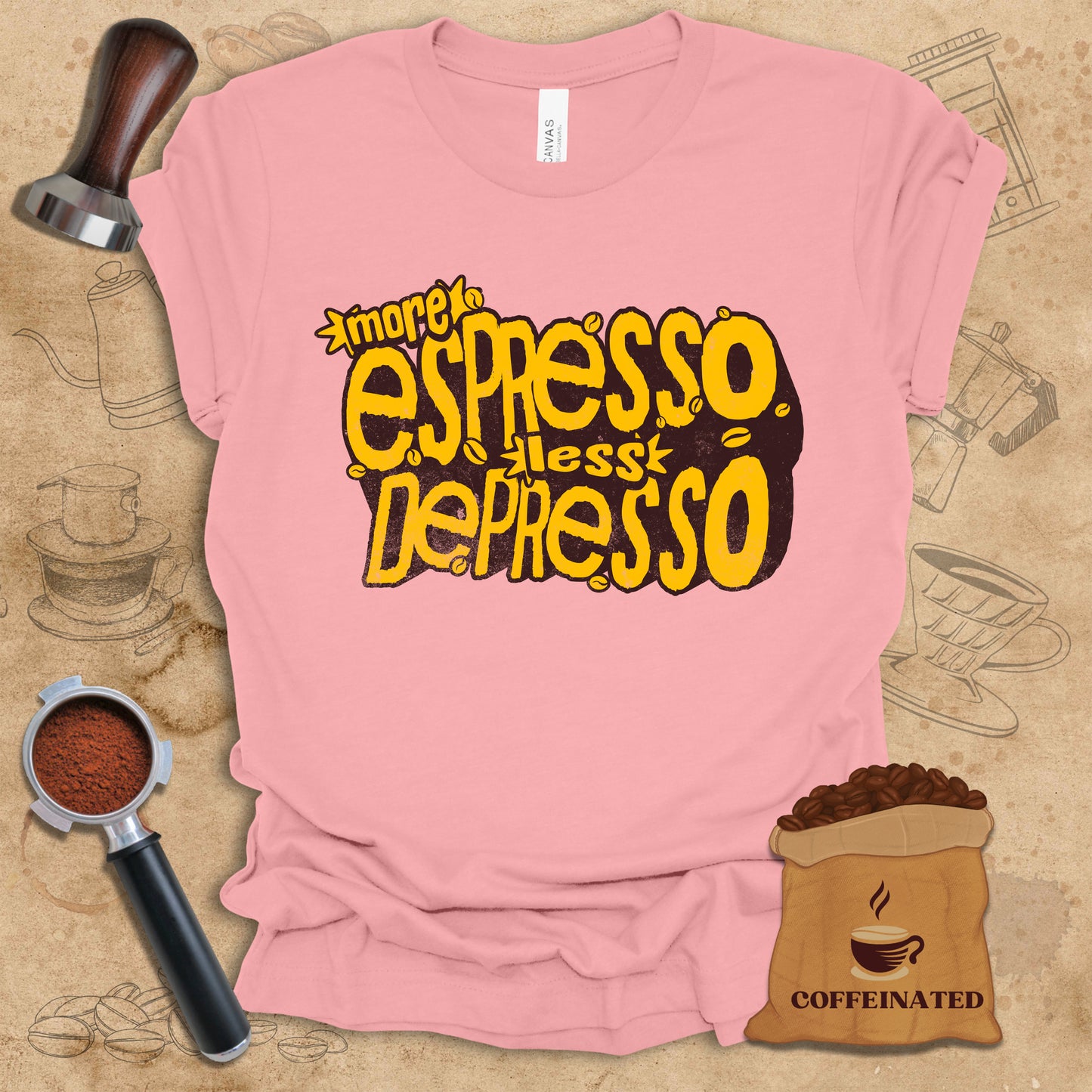 More Espresso Less Depresso Tee