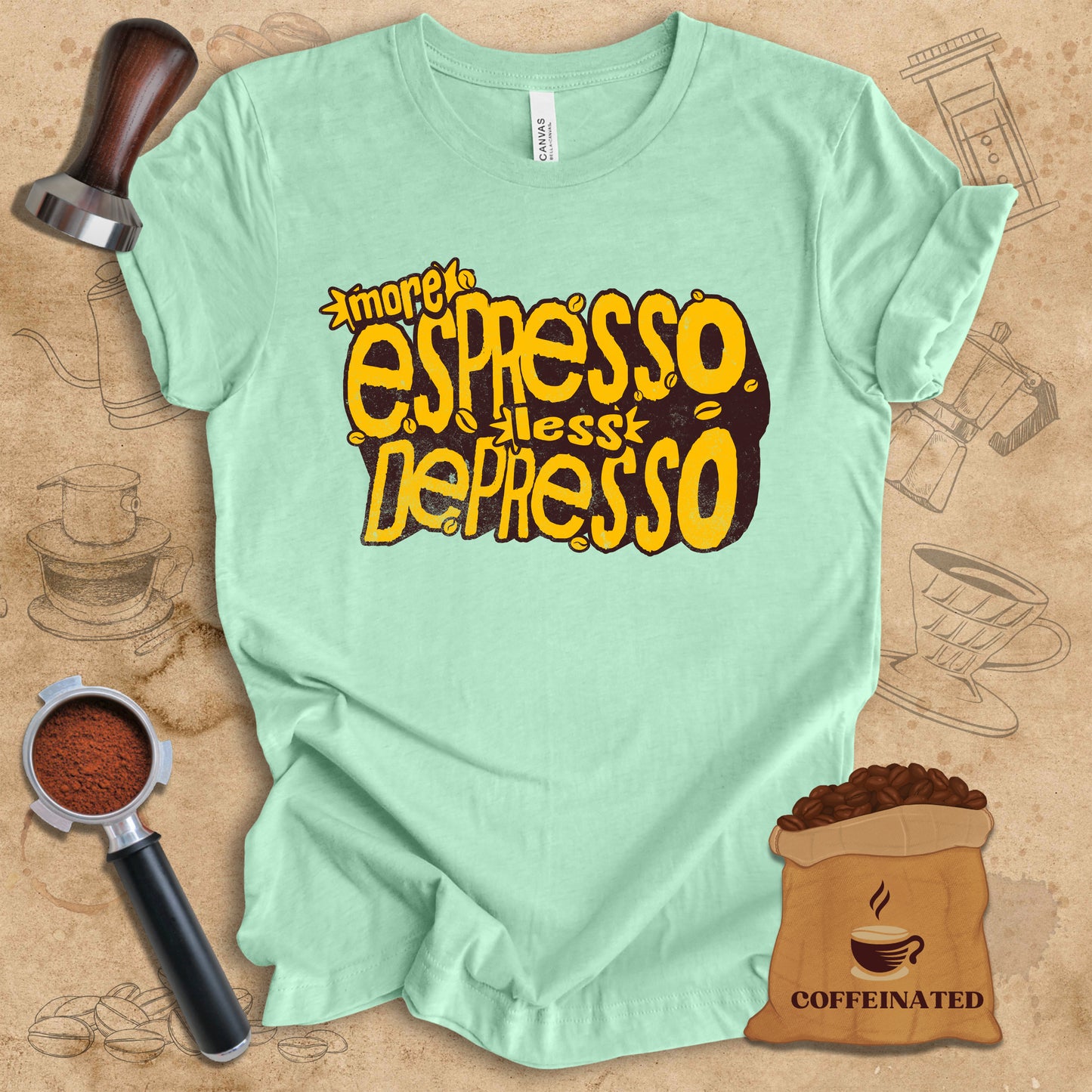 More Espresso Less Depresso Tee