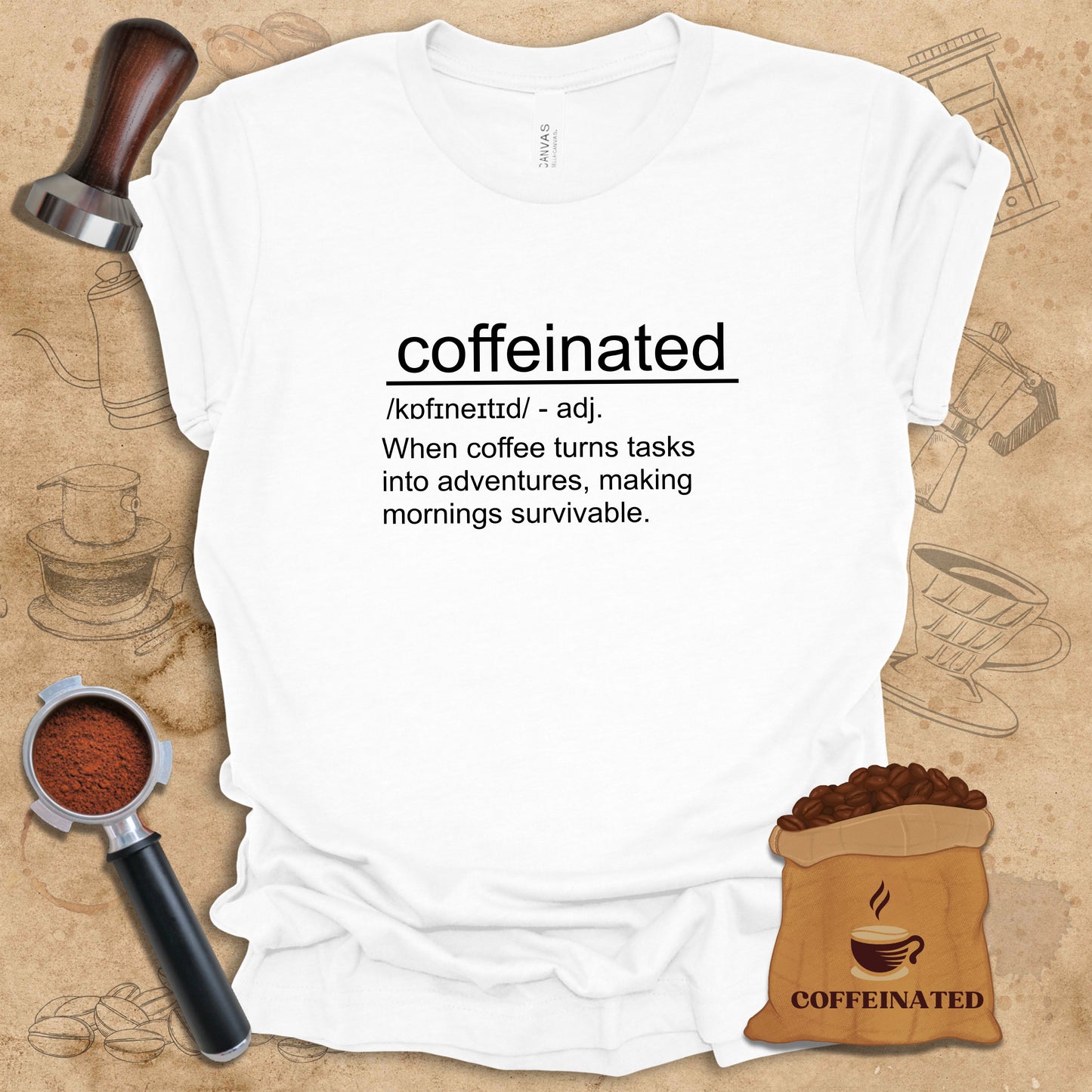 Coffeinated - Short Def Tee