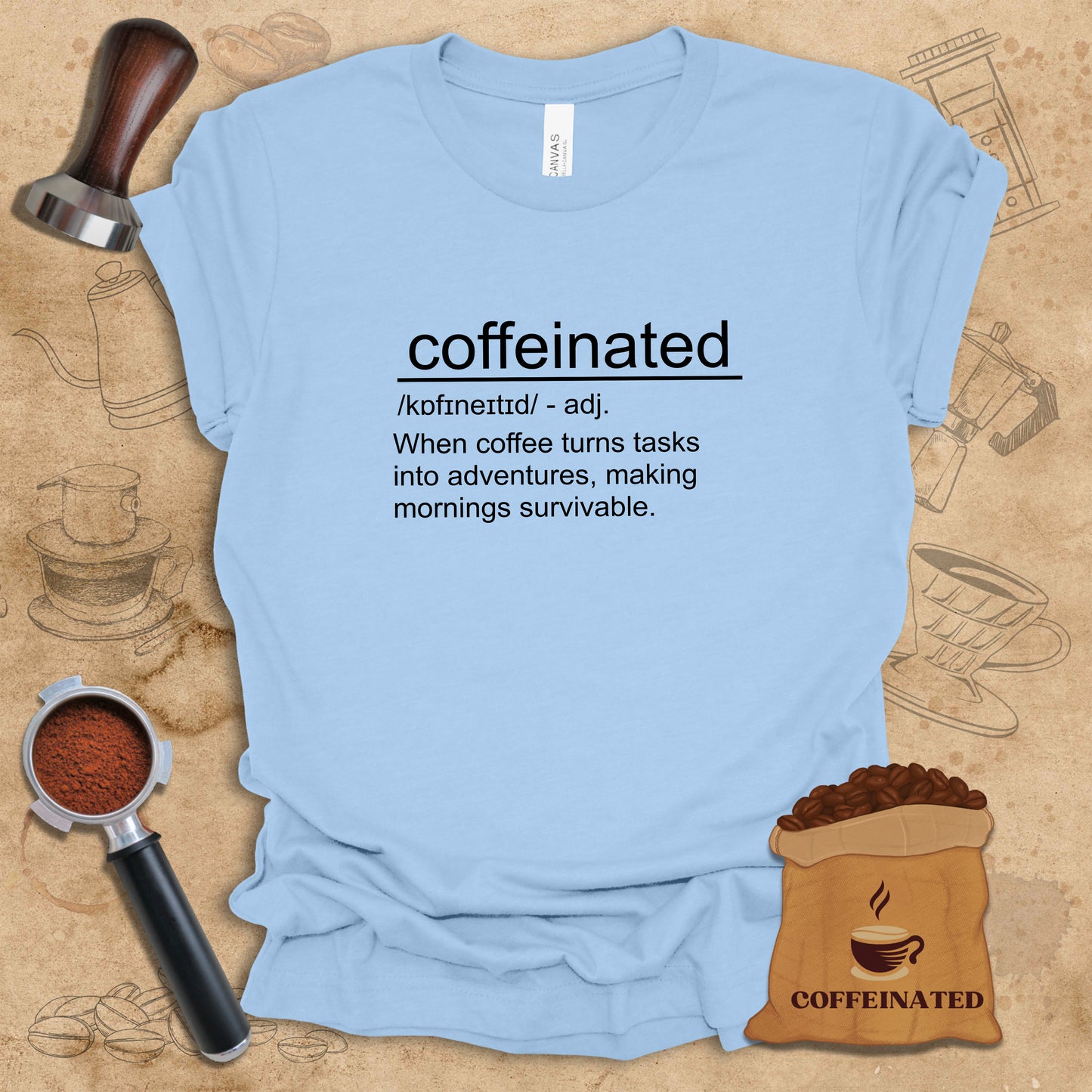 Coffeinated - Short Def Tee