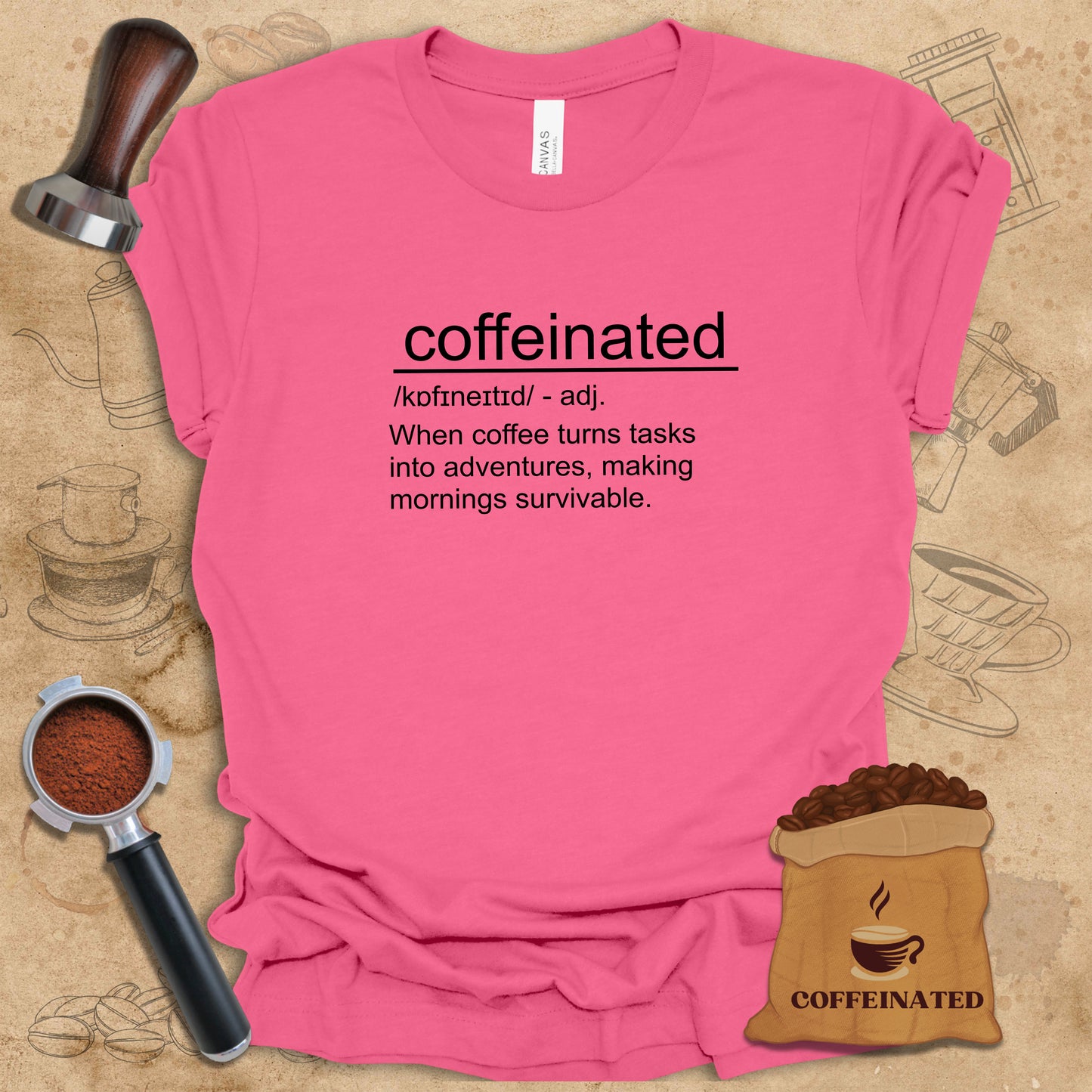 Coffeinated - Short Def Tee