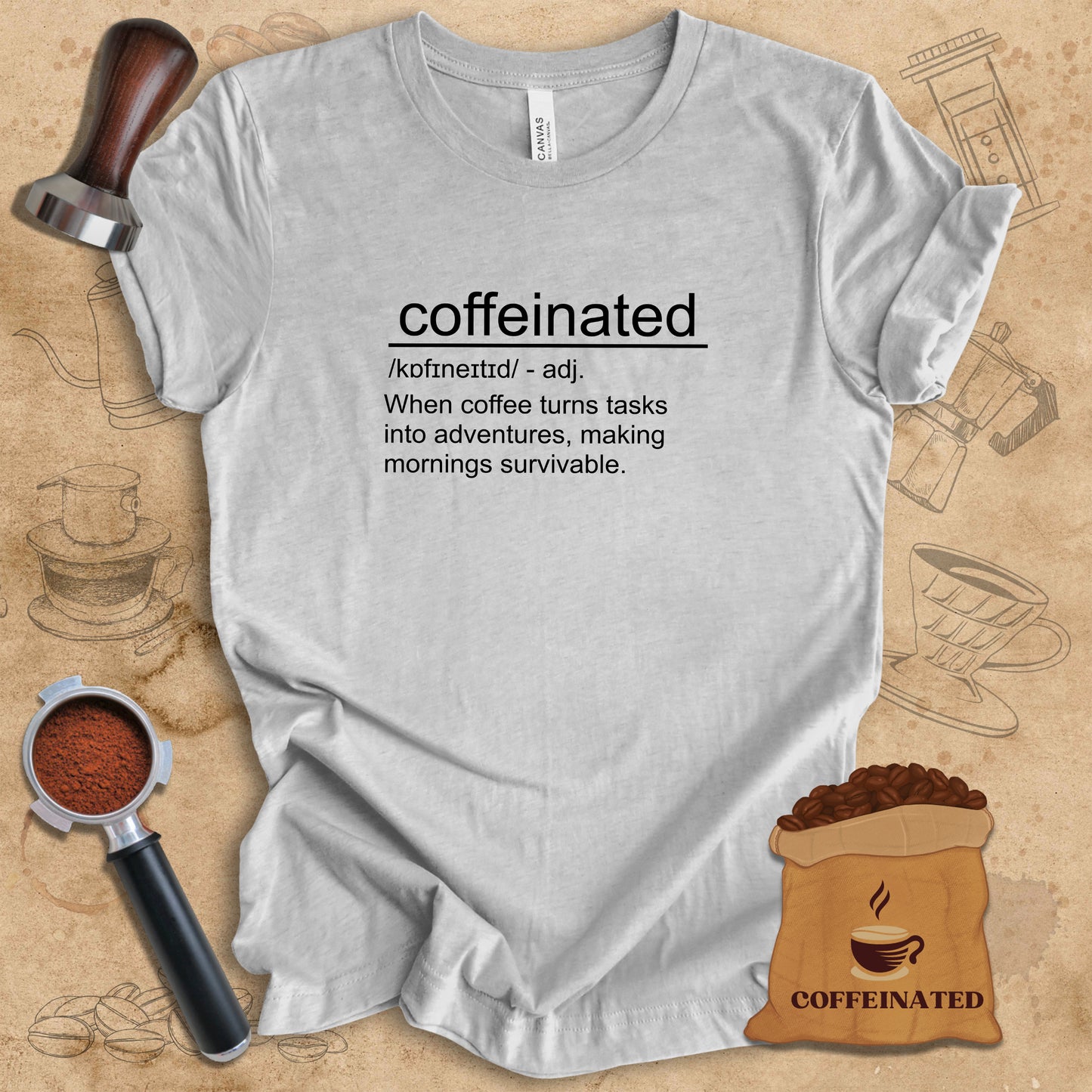 Coffeinated - Short Def Tee