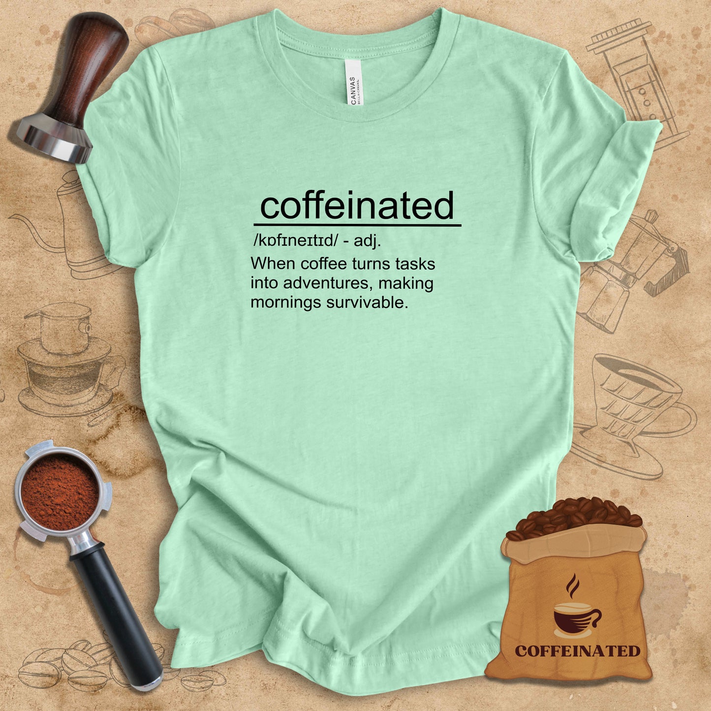 Coffeinated - Short Def Tee