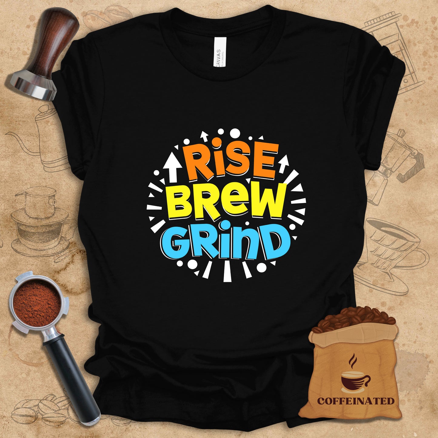 Rise Brew Grind Tee