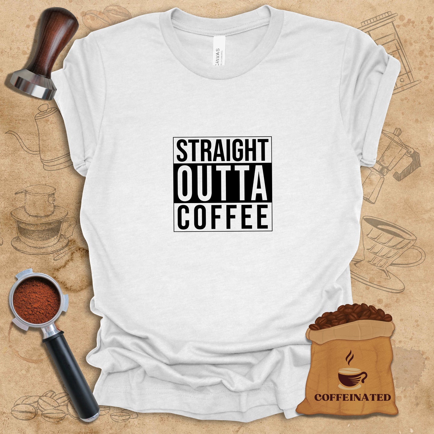 Straight Outta Coffee Tee