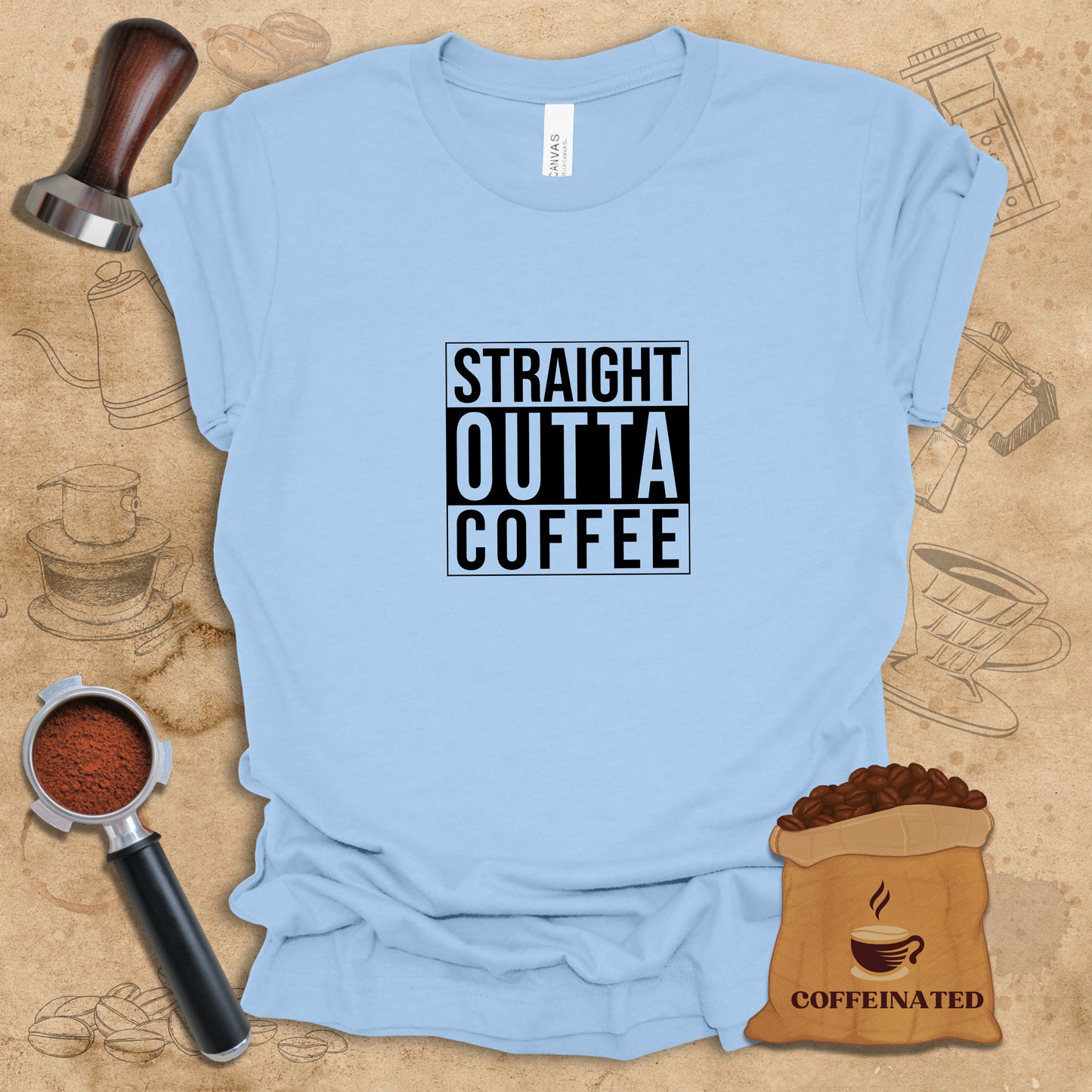 Straight Outta Coffee Tee