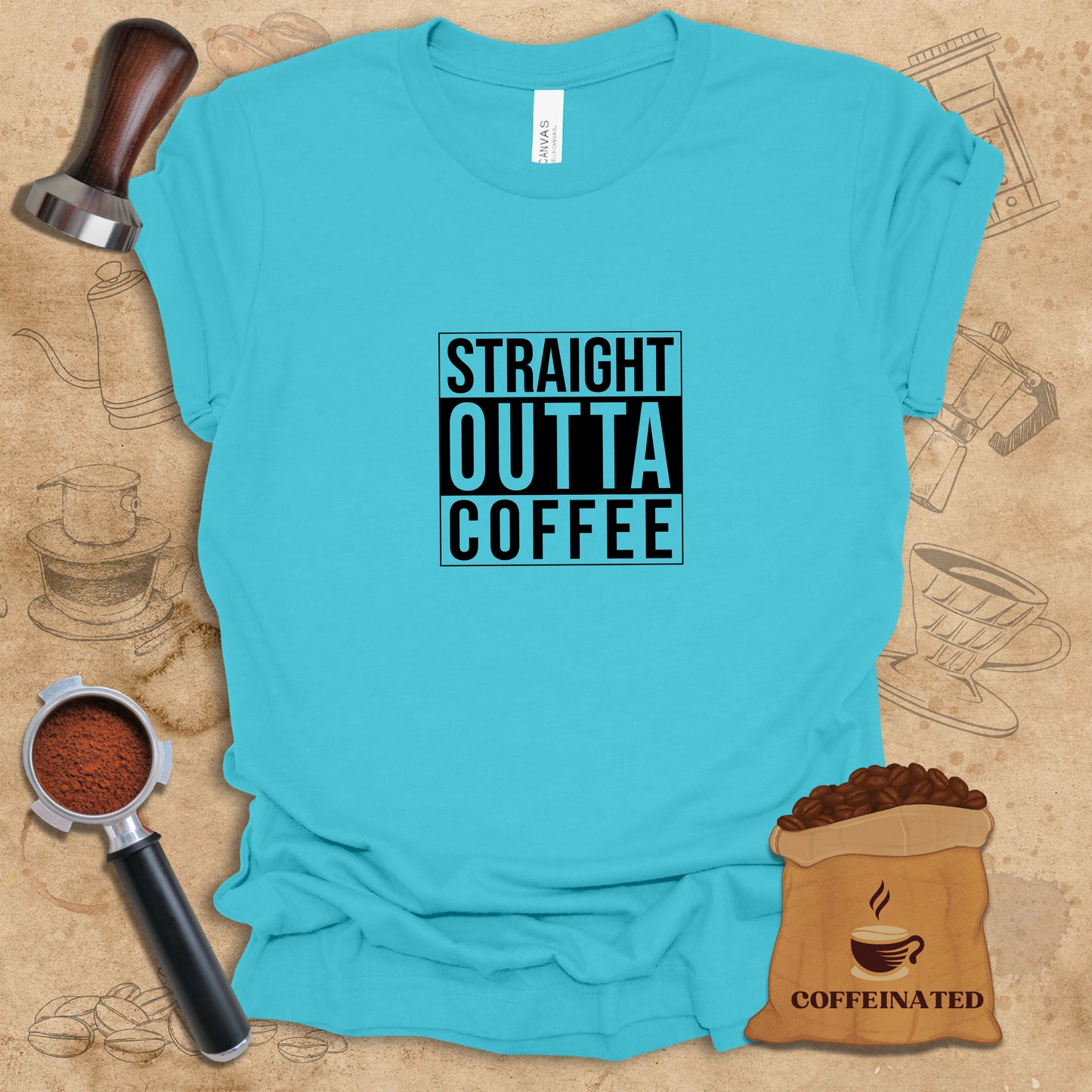 Straight Outta Coffee Tee