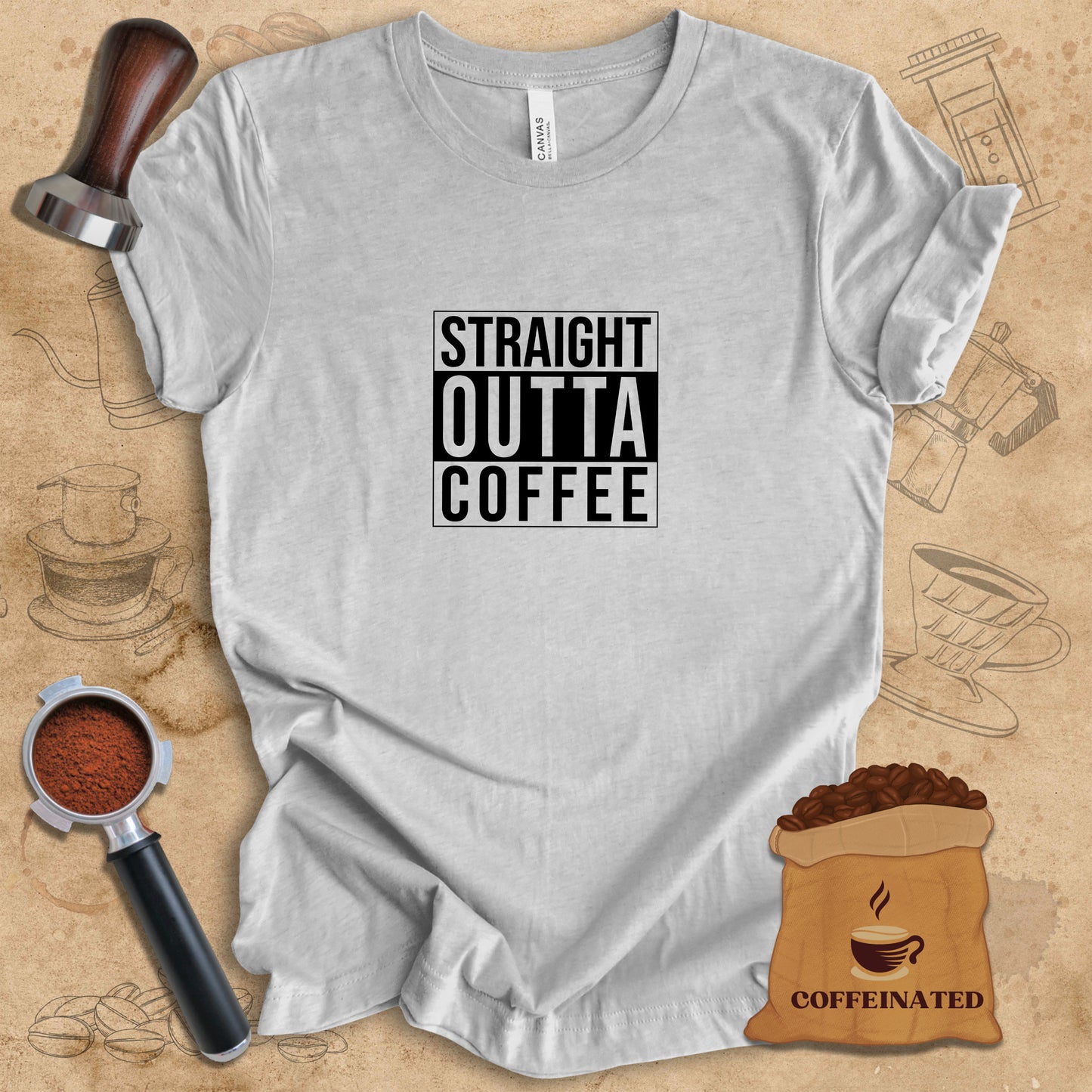 Straight Outta Coffee Tee