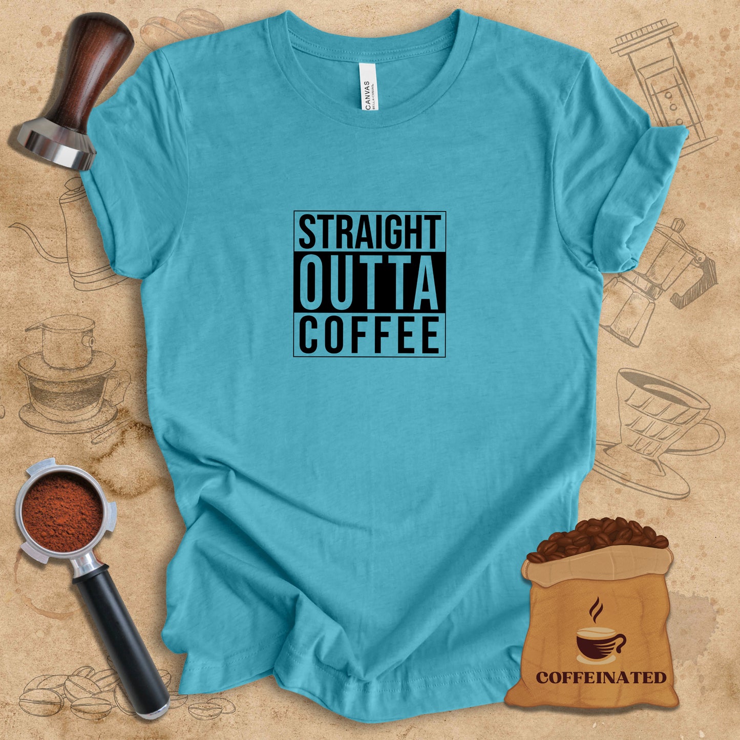 Straight Outta Coffee Tee