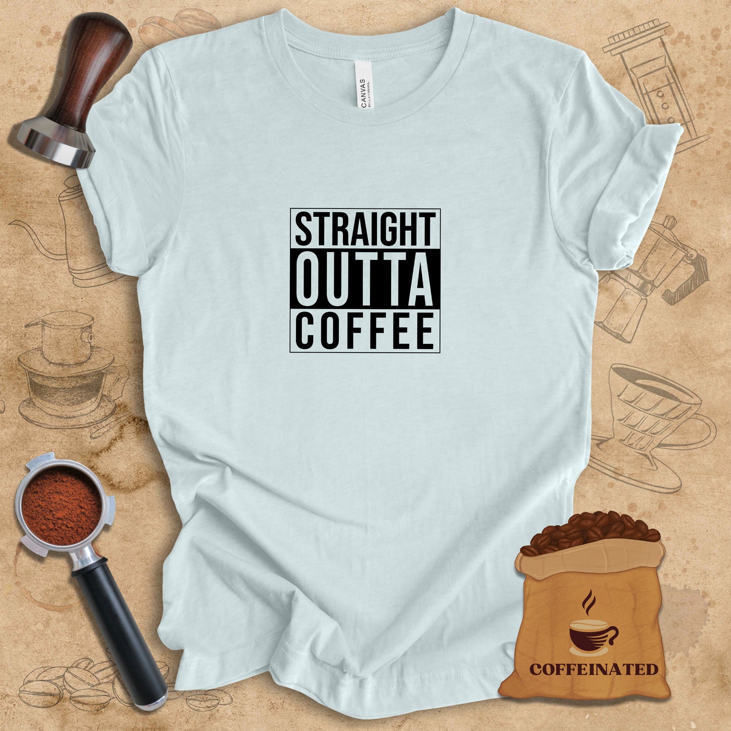 Straight Outta Coffee Tee