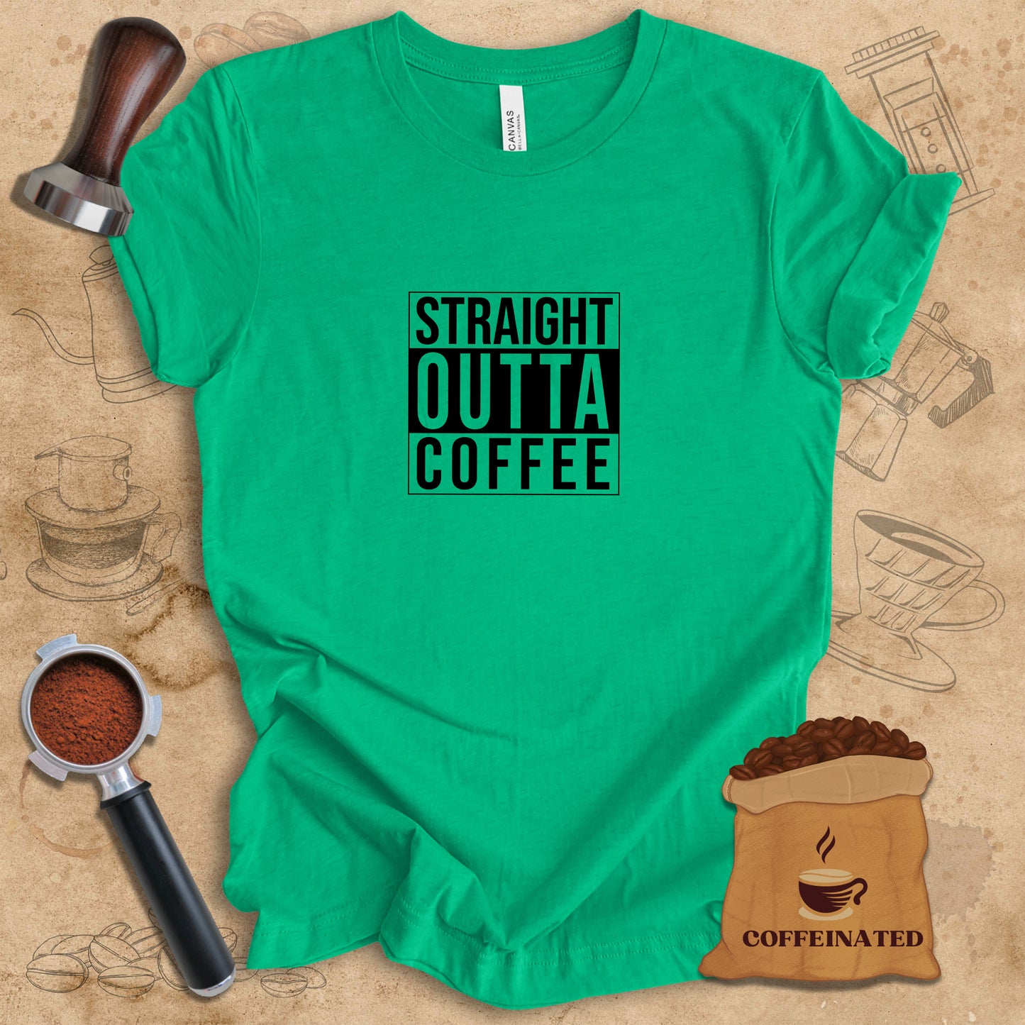 Straight Outta Coffee Tee