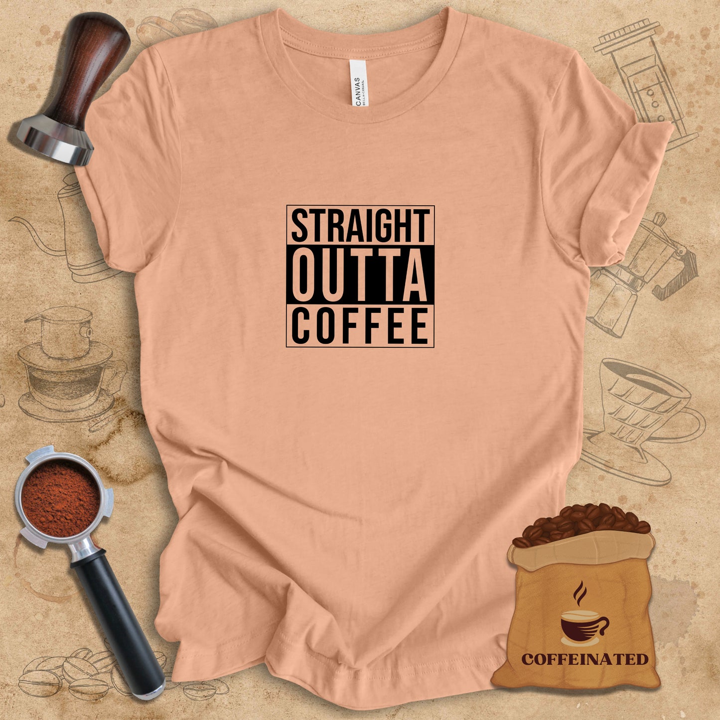 Straight Outta Coffee Tee