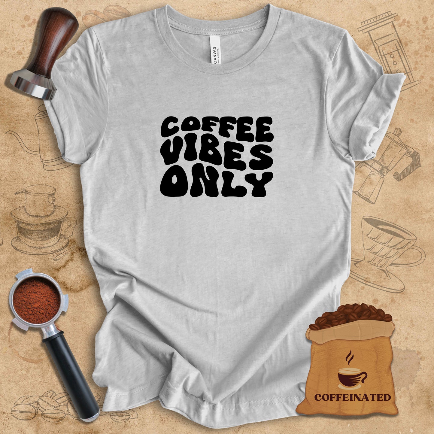 Coffee Vibes Only (Black) Tee