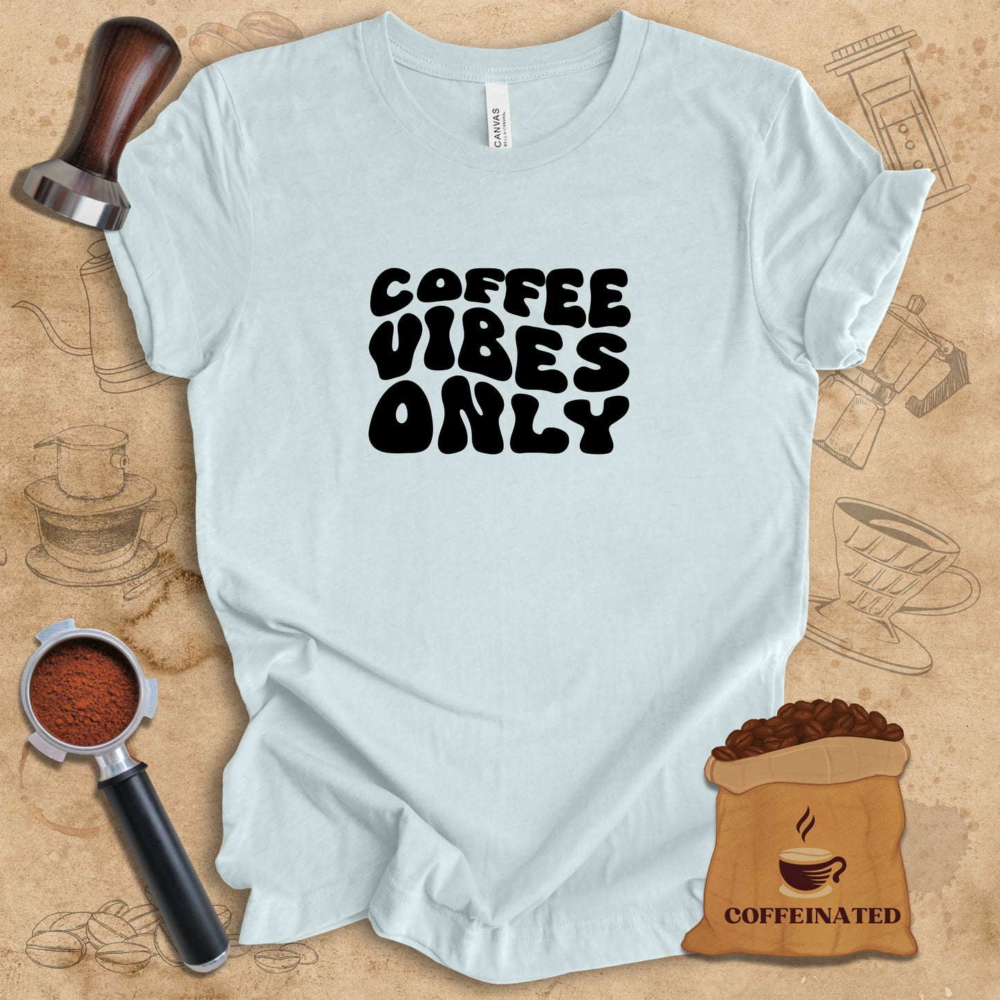 Coffee Vibes Only (Black) Tee