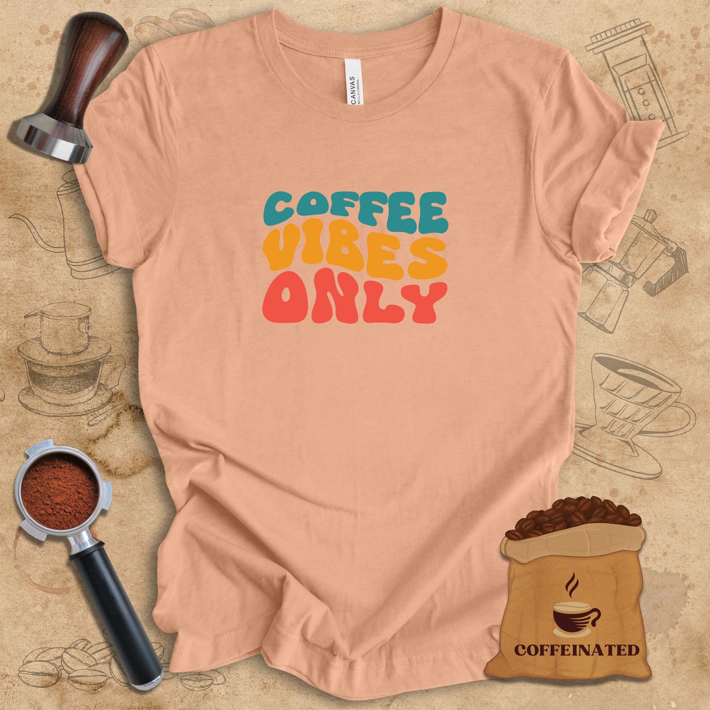 Coffee Vibes Only - Color Tee