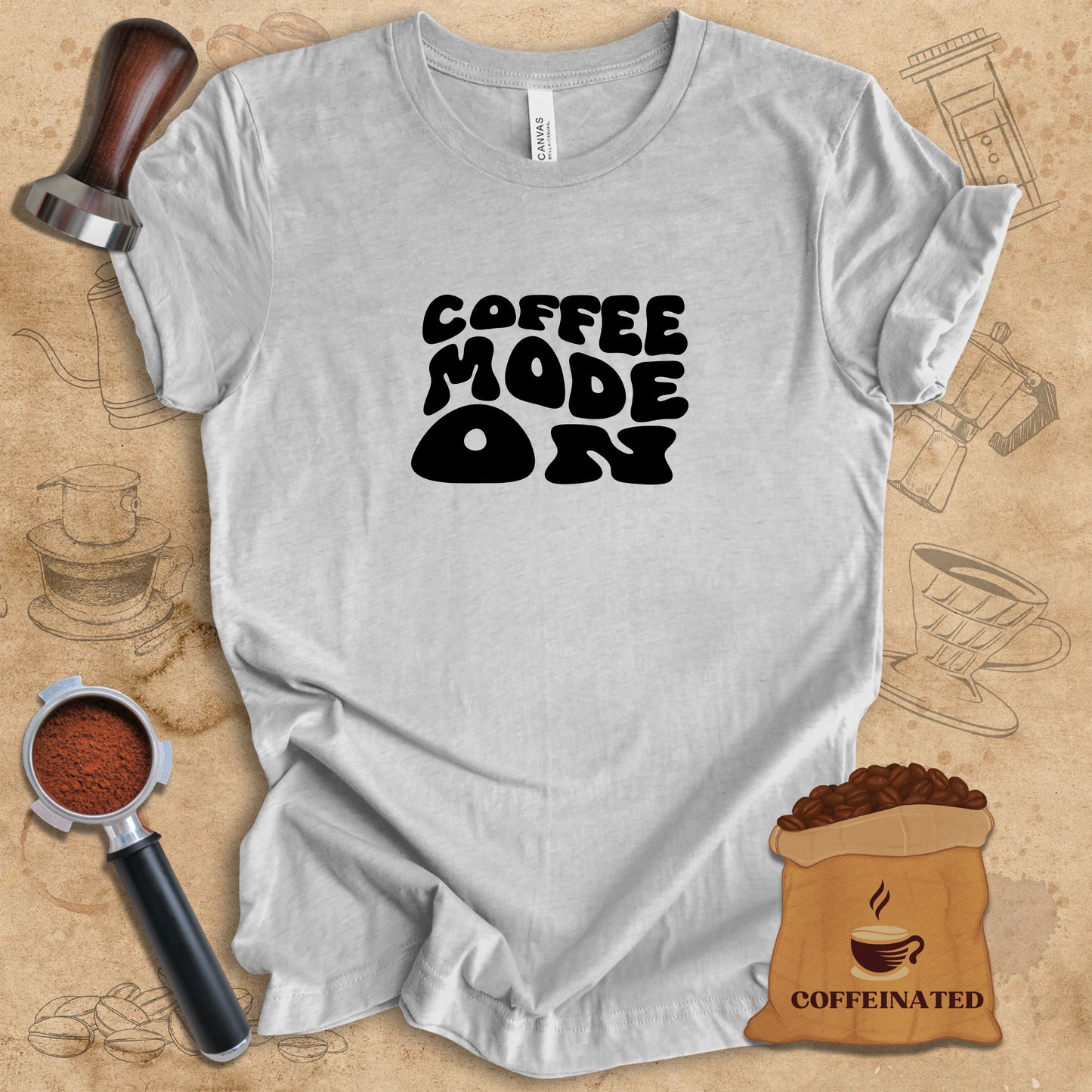 Coffee Mode On (Black) Tee