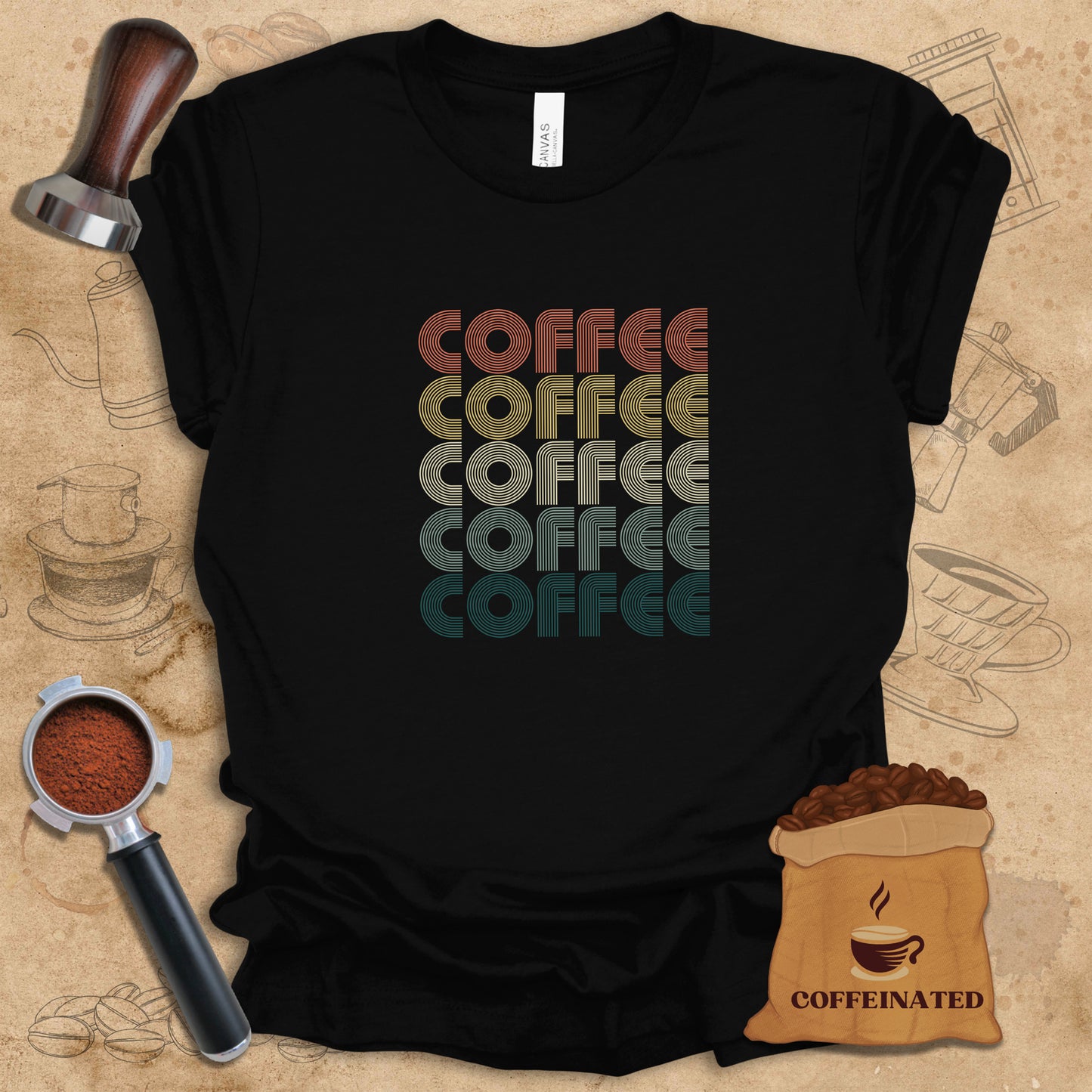 Coffee Retro Tee