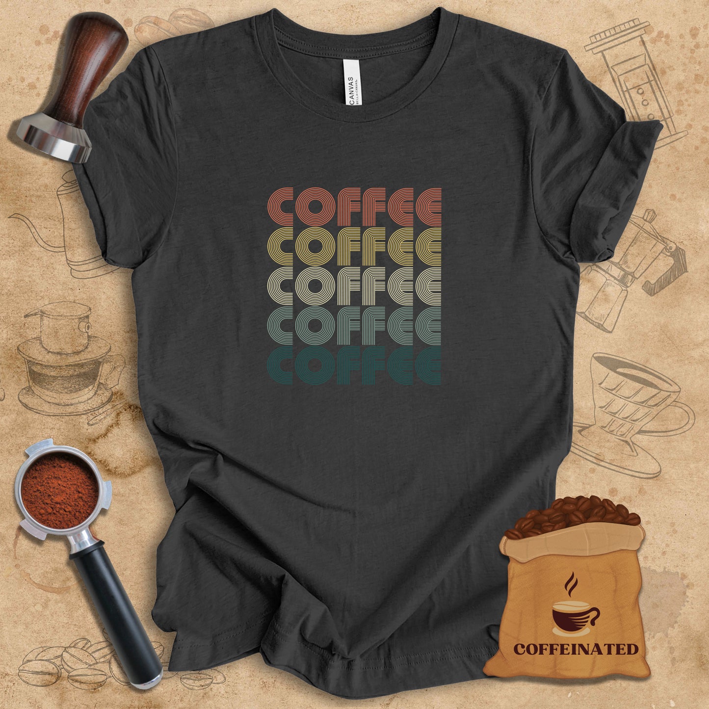 Coffee Retro Tee