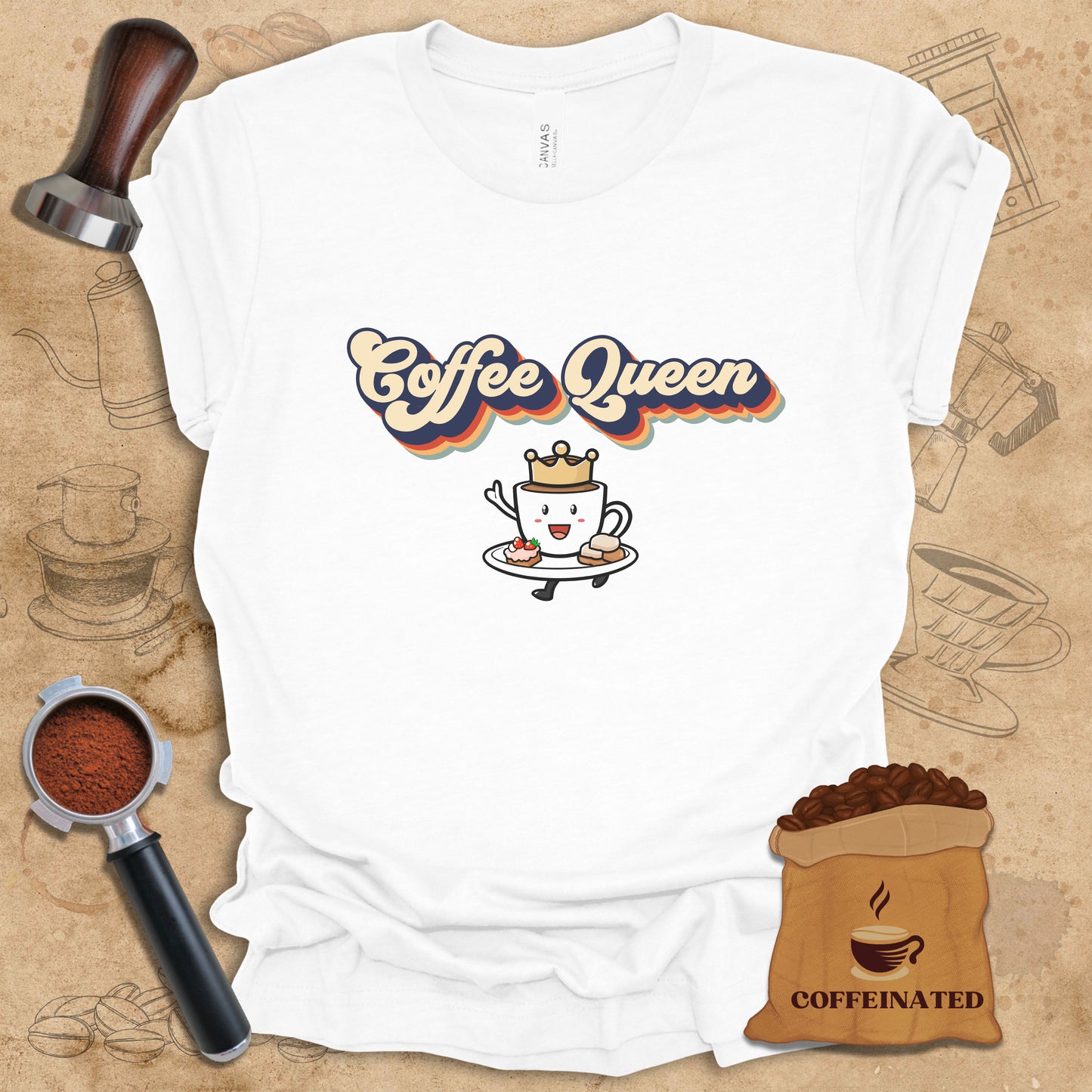 Coffee Queen Retro Tee