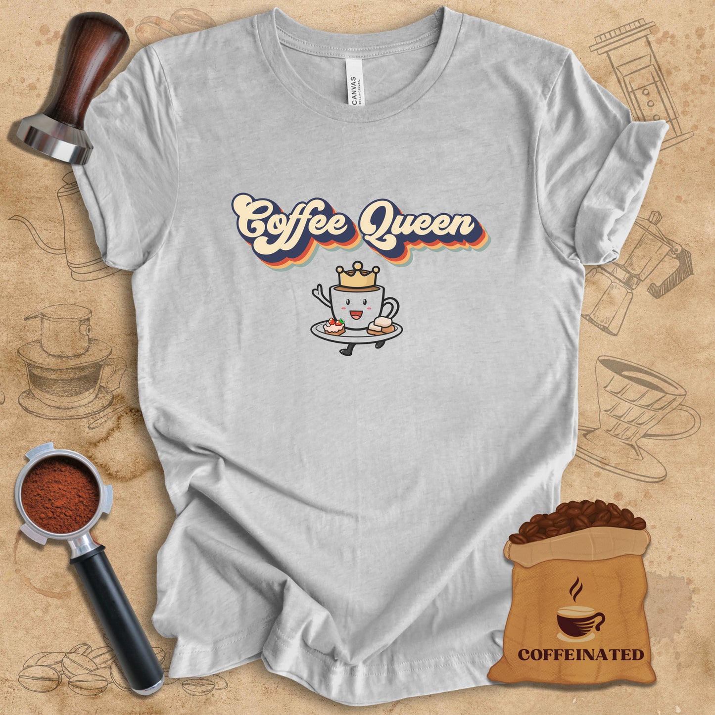 Coffee Queen Retro Tee