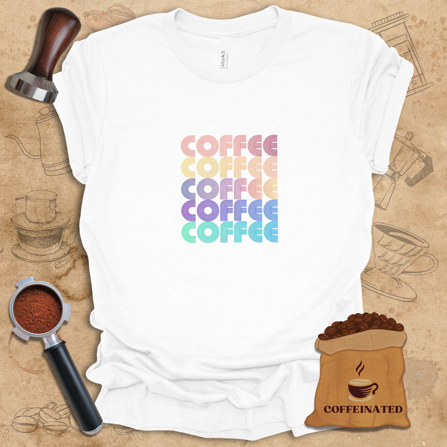 Coffee Gradient - Color Tee