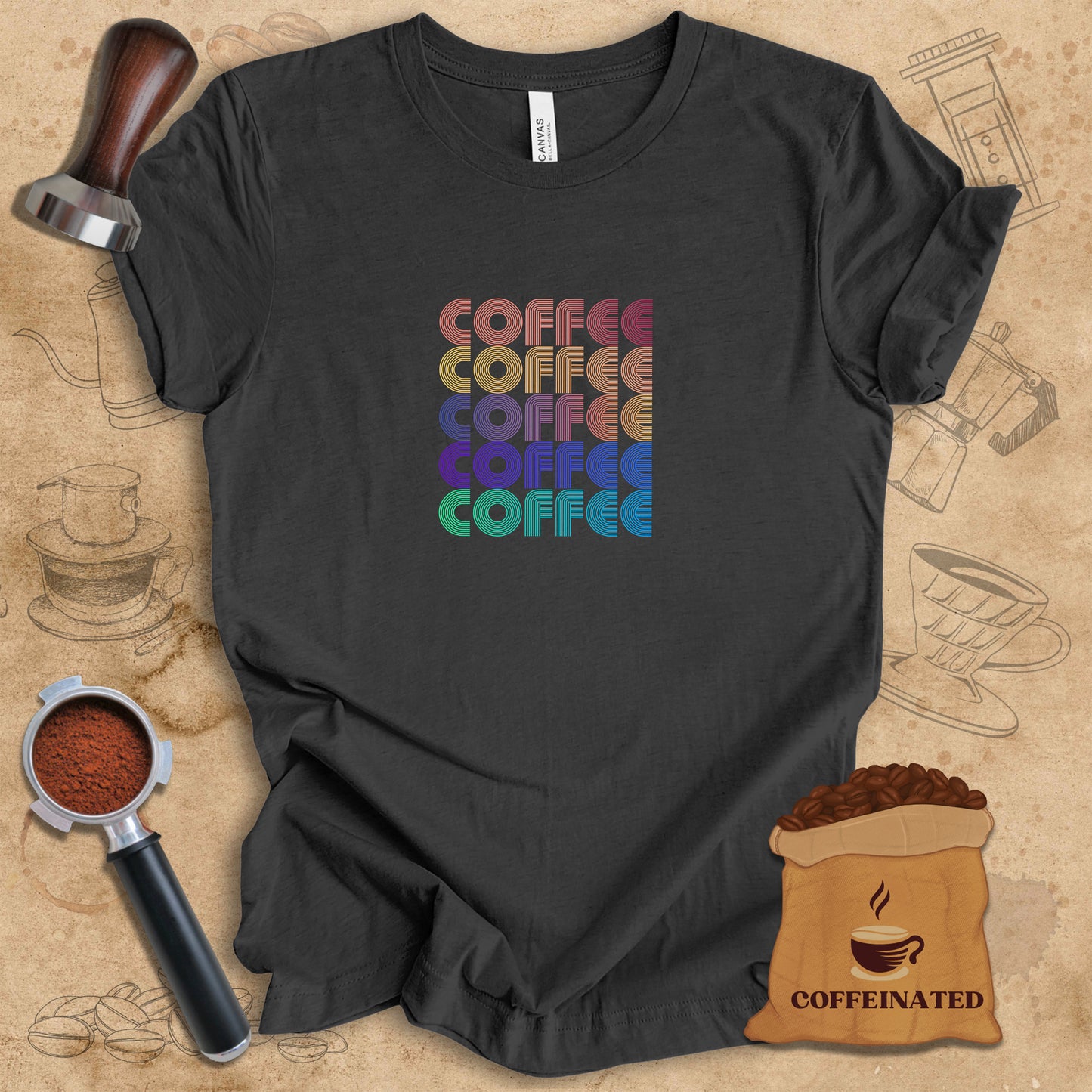 Coffee Gradient - Color Tee