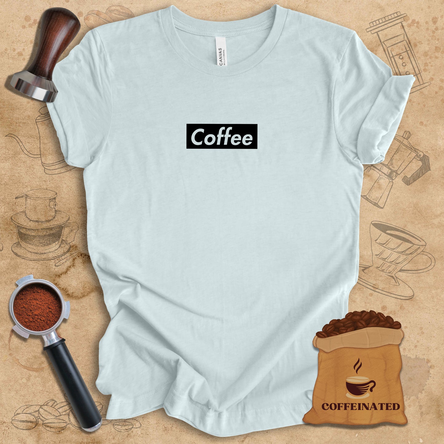 Coffee - Black Logo Tee