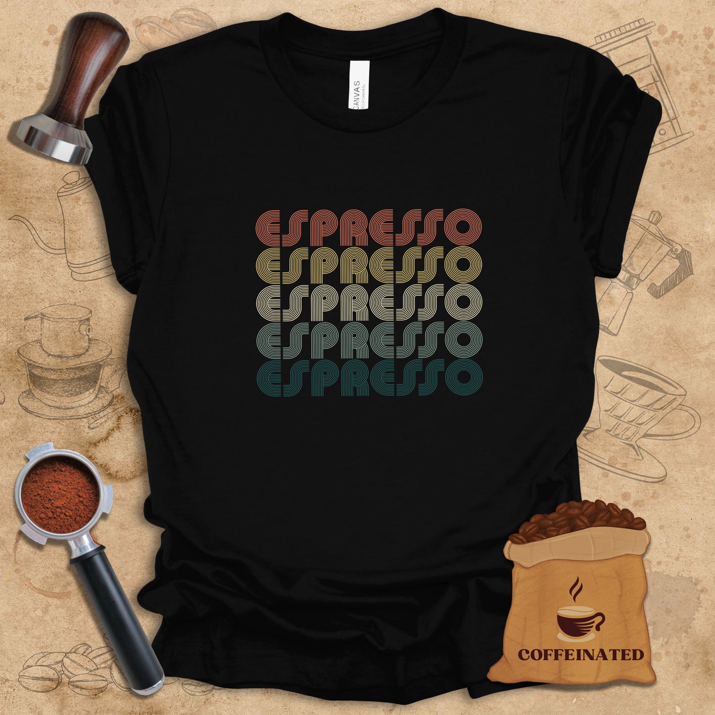 Espresso Retro Tee