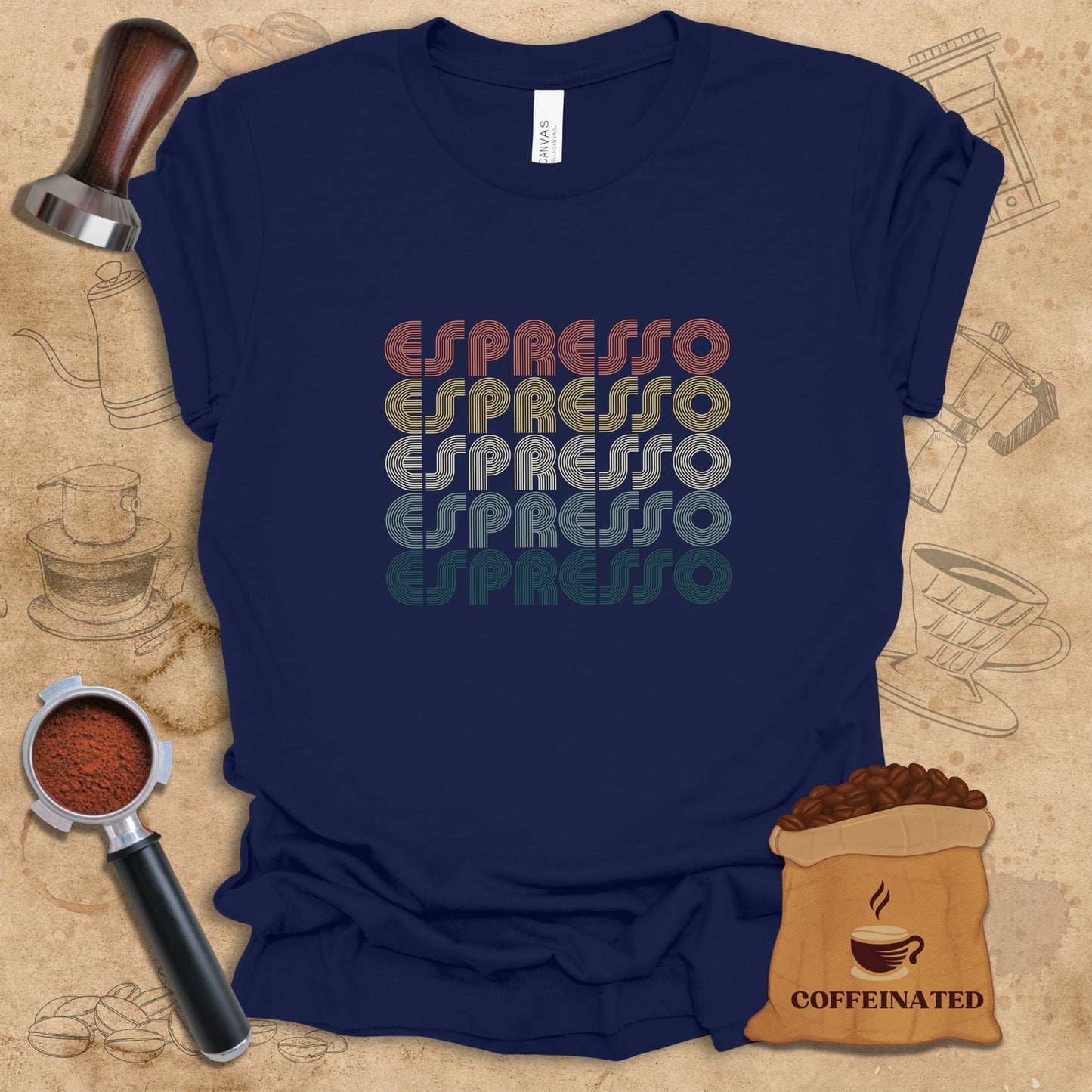 Espresso Retro Tee