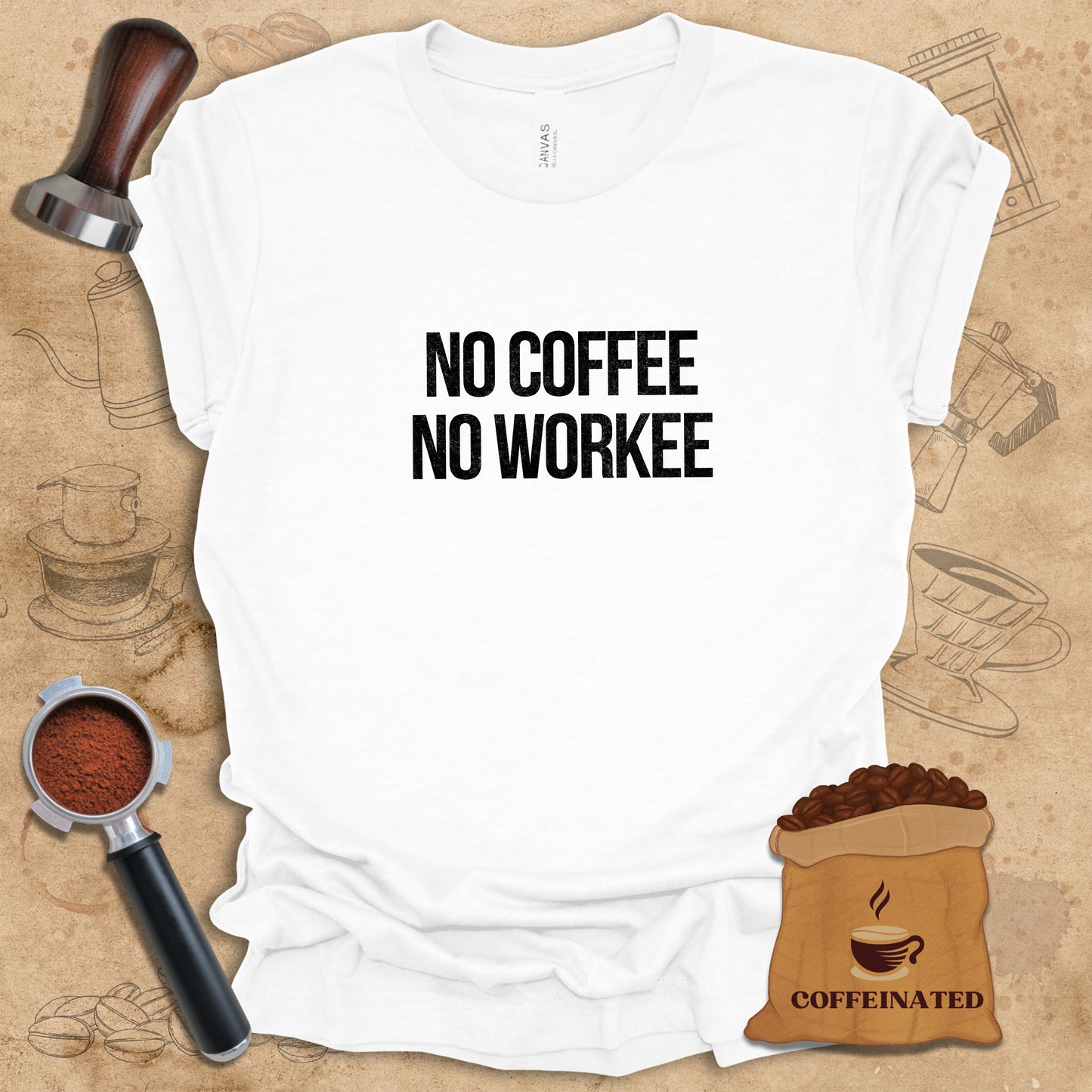 No coffee - Icons Tee