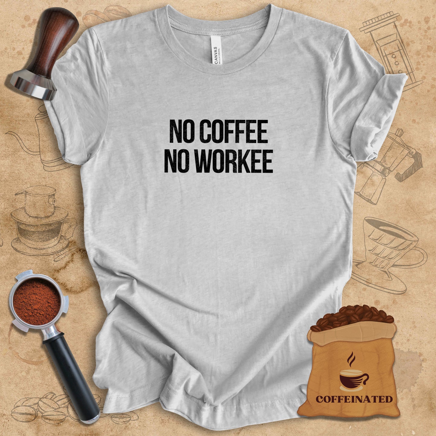 No coffee - Icons Tee