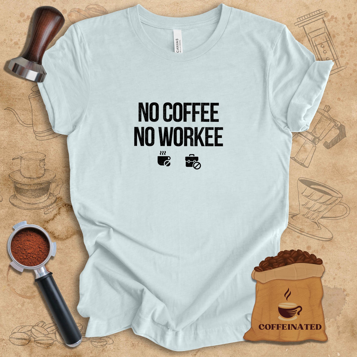 No coffee - Icons Tee